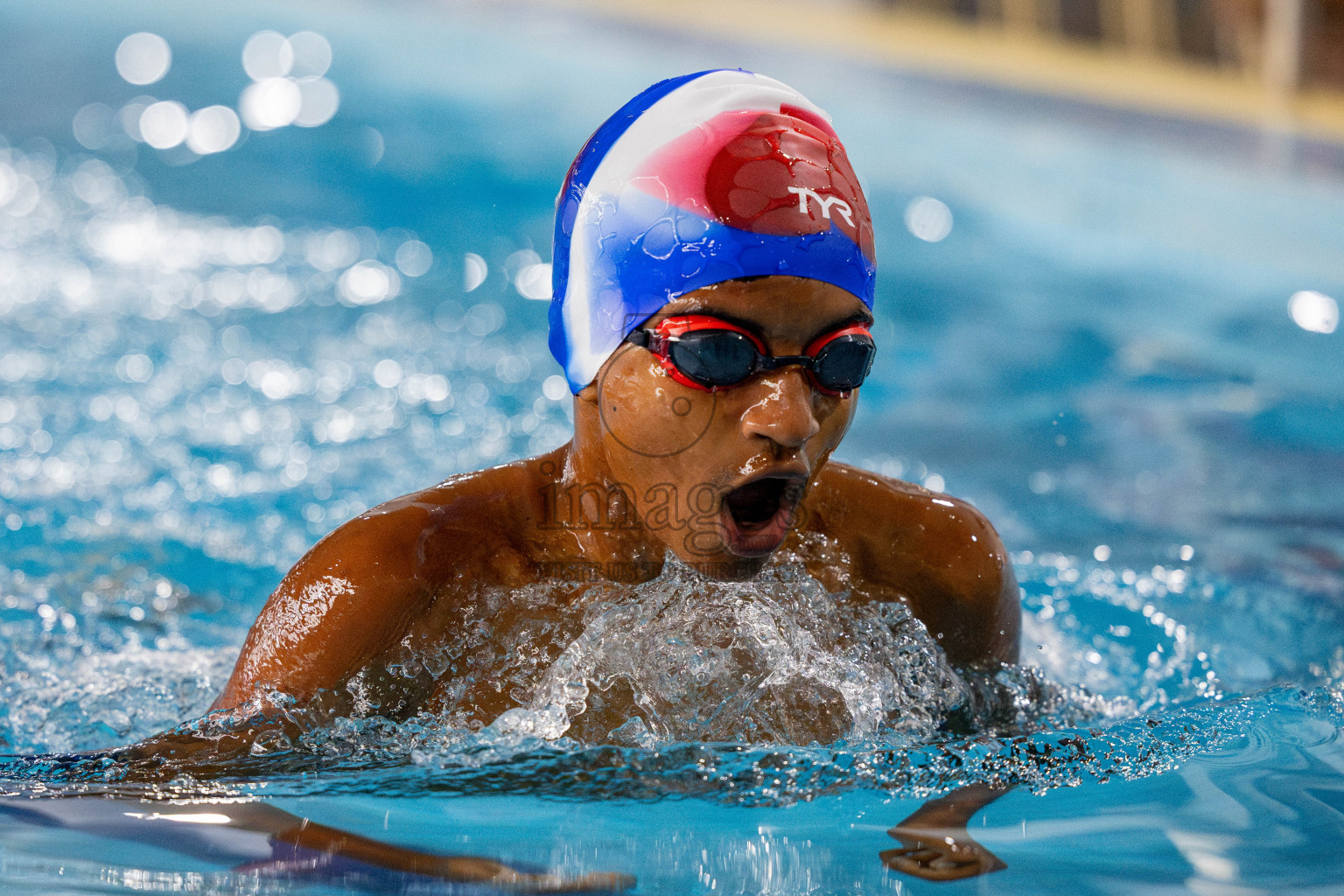 Day 4 of National Swimming Competition 2024 held in Hulhumale', Maldives on Monday, 16th December 2024. 
Photos: Hassan Simah / images.mv