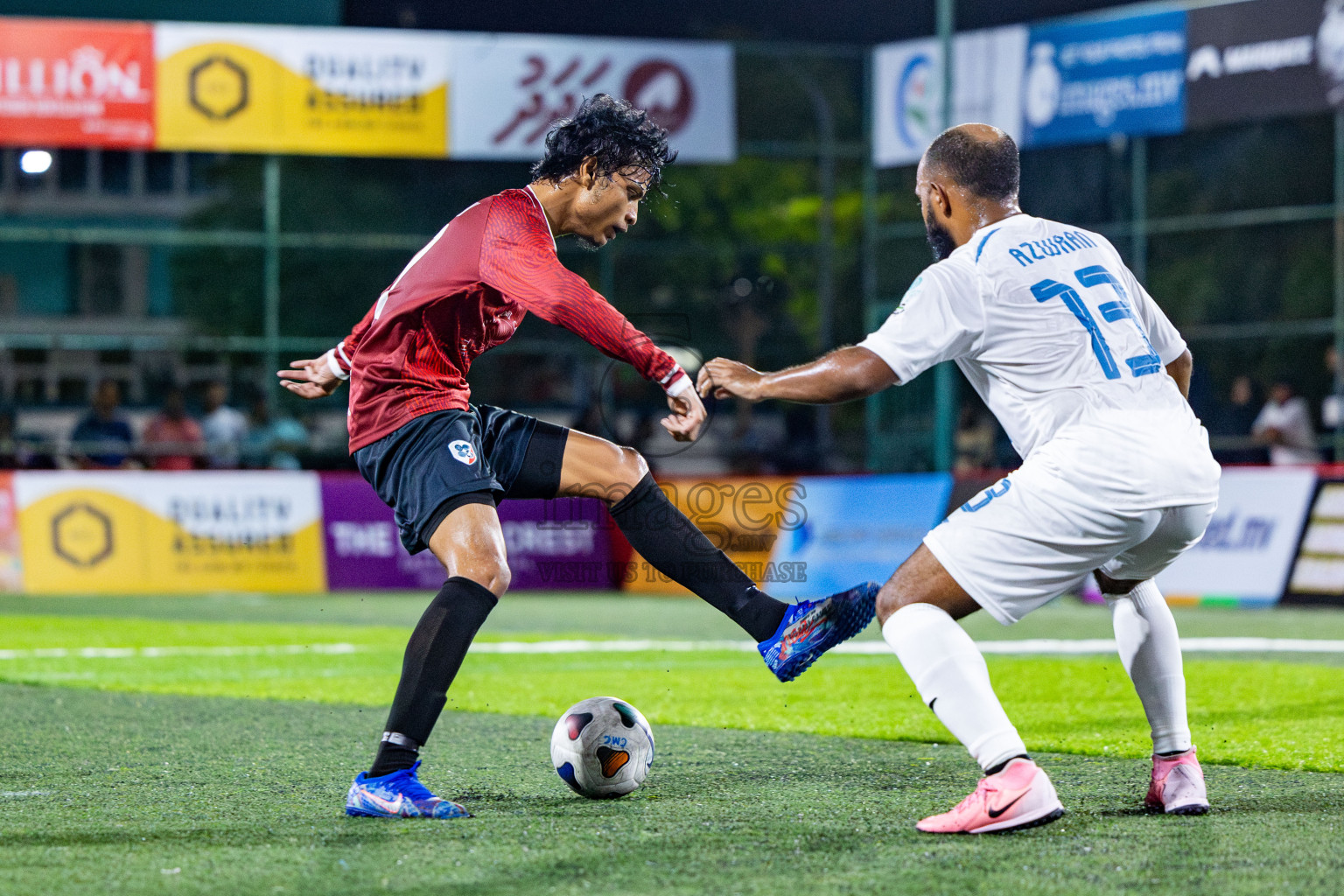 CLUB 220 vs TRADE CLUB in Club Maldives Classic 2024 held in Rehendi Futsal Ground, Hulhumale', Maldives on Thursday, 5th September 2024. Photos: Nausham Waheed / images.mv