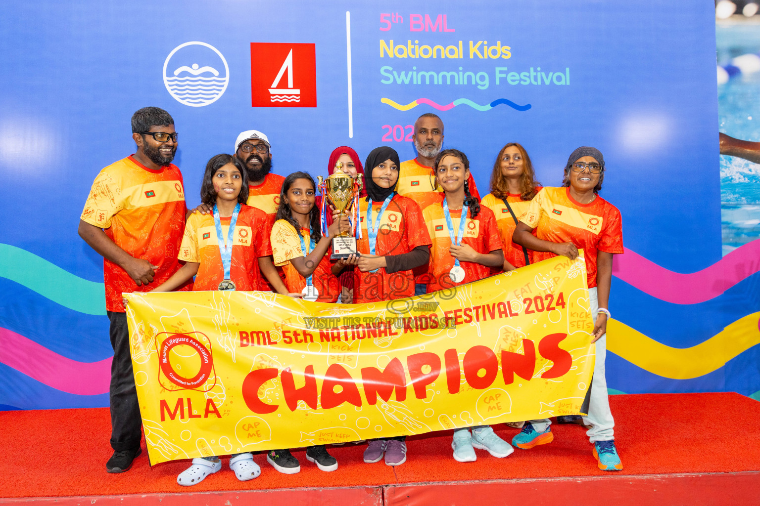 Closing of BML 5th National Swimming Kids Festival 2024 held in Hulhumale', Maldives on Saturday, 23rd November 2024.
Photos: Ismail Thoriq / images.mv