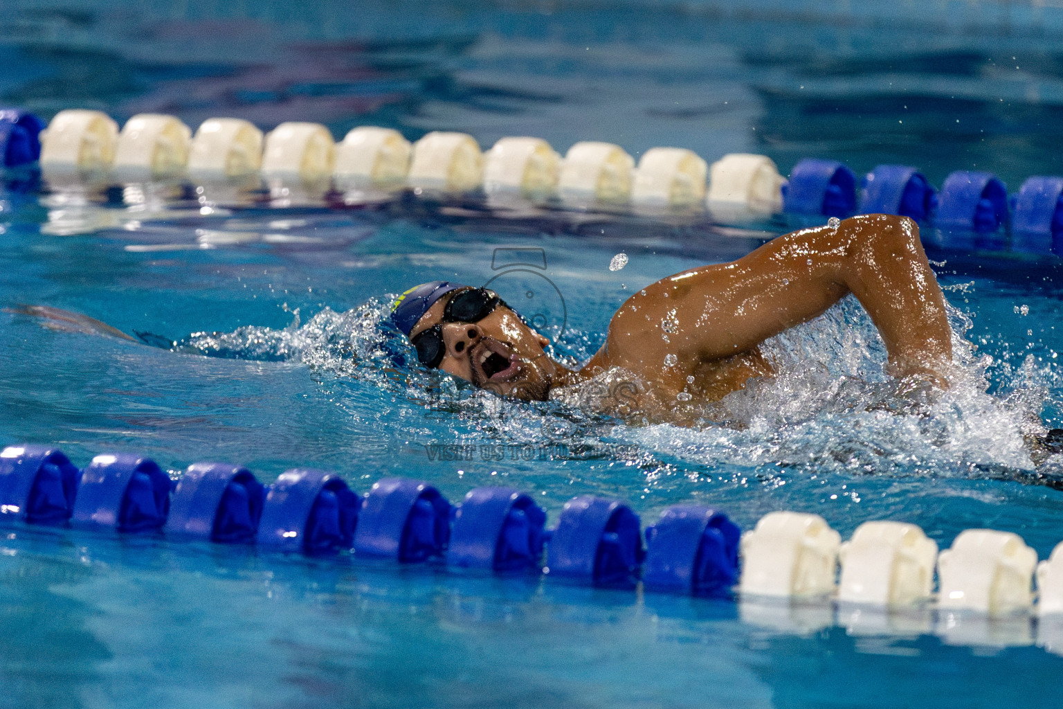 Day 2 of National Swimming Competition 2024 held in Hulhumale', Maldives on Saturday, 14th December 2024. Photos: Hassan Simah / images.mv