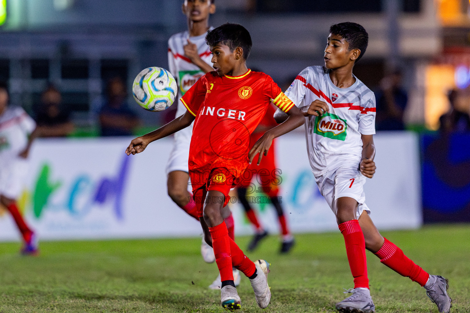 Under 12 Victory vs TC on day 3 of Dhivehi Youth League 2024 held at Henveiru Stadium on Saturday, 23rd November 2024. Photos: Nausham Waheed/ Images.mv