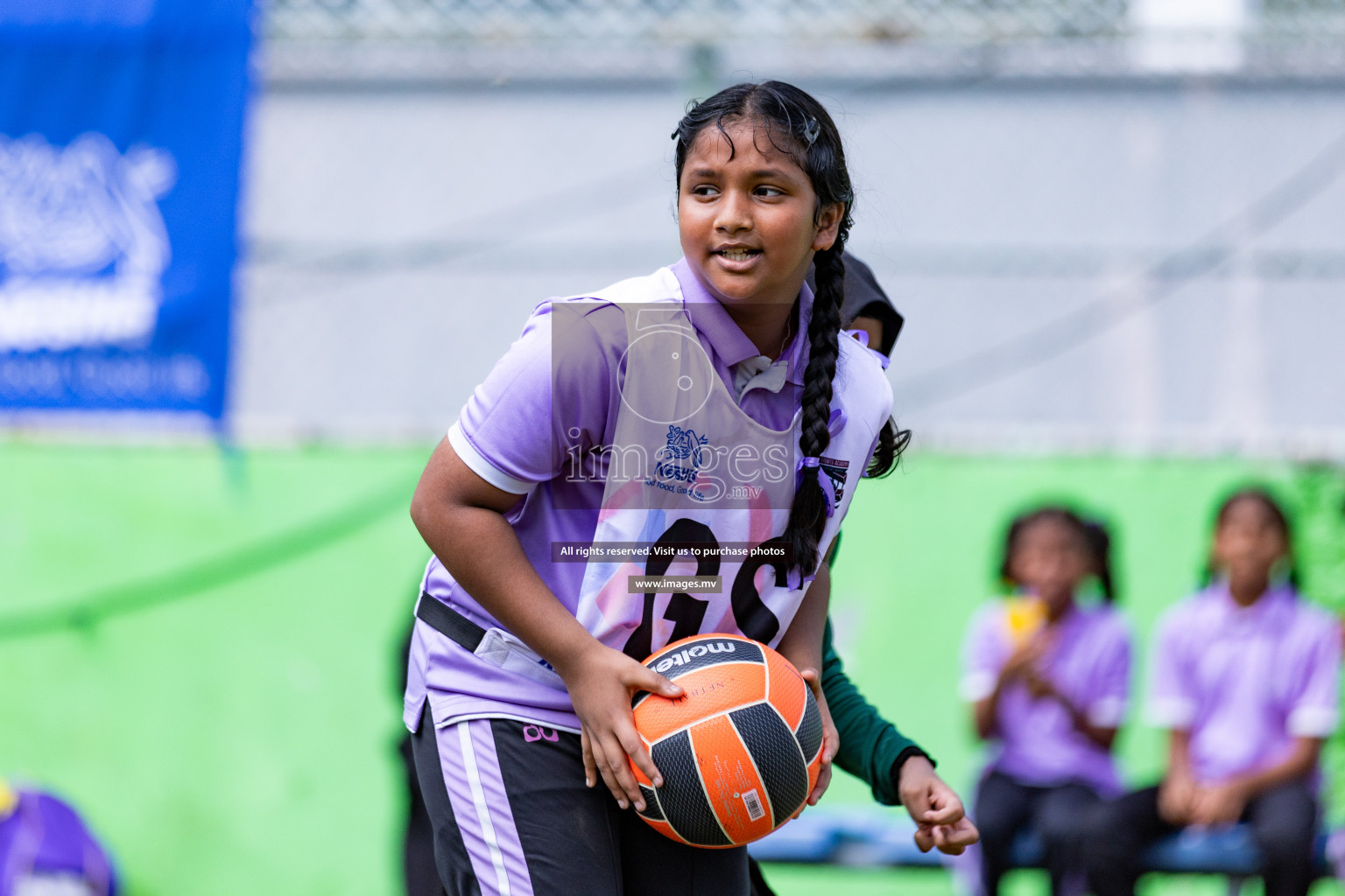 Day 1 of Nestle' Kids Netball Fiesta 2023 held in Henveyru Stadium, Male', Maldives on Thursday, 30th November 2023. Photos by Nausham Waheed / Images.mv