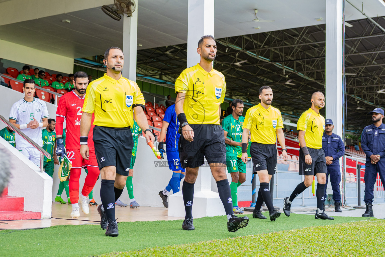 Maziya SC vs Al Arabi SC in AFC Challenge League 2025/26 Preliminary Stage was held at National Stadium in Male', Maldives on Tuesday, 12th August 2025. Photos: Areef Adam / images.mv