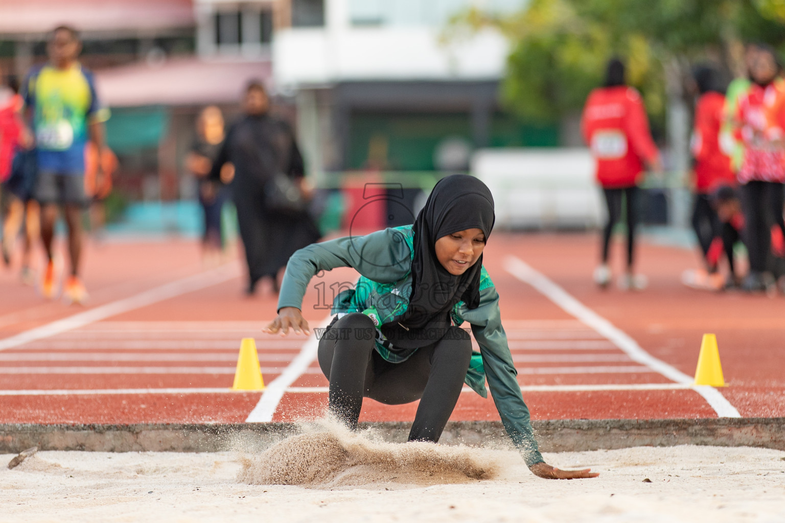 Day 4 of MILO Athletics Association Championship was held on Friday, 8th March 2024 in Male', Maldives. Photos: Hasna Hussain