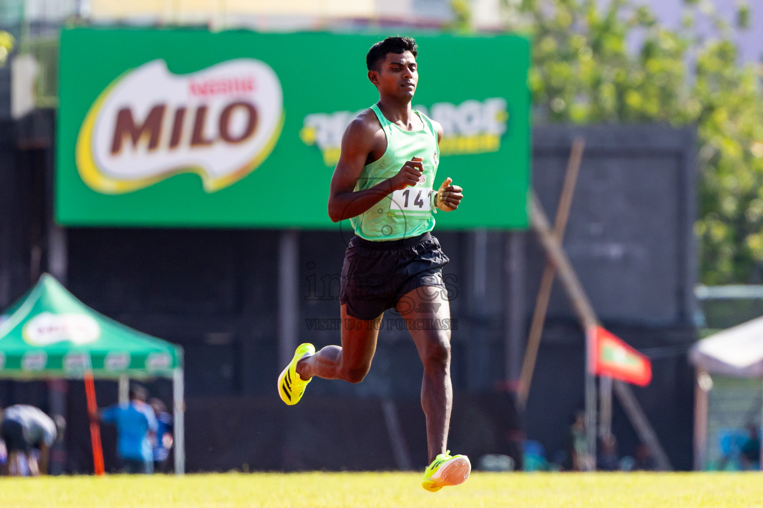 Day 1 of National Athletics Championship 2025 was held at Ekuveni Running Ground in Male', Maldives on Thursday, 14th August 2025. Photos: Nausham Waheed / images.mv