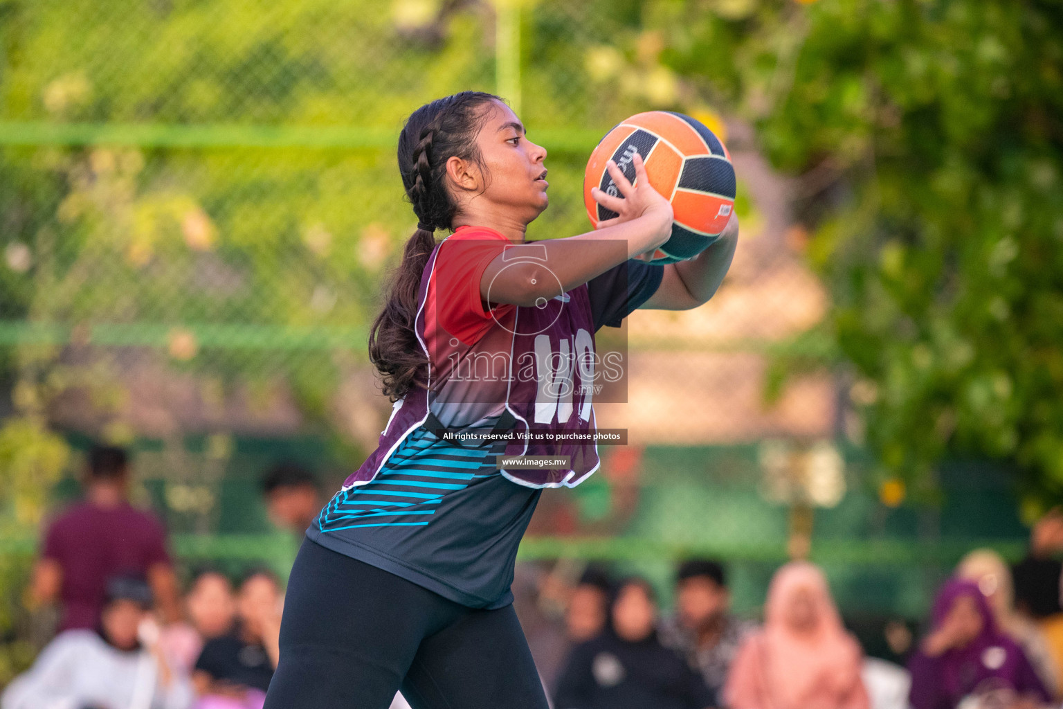 Day 6 of 20th Milo National Netball Tournament 2023, held in Synthetic Netball Court, Male', Maldives on 4th June 2023 Photos: Nausham Waheed/ Images.mv