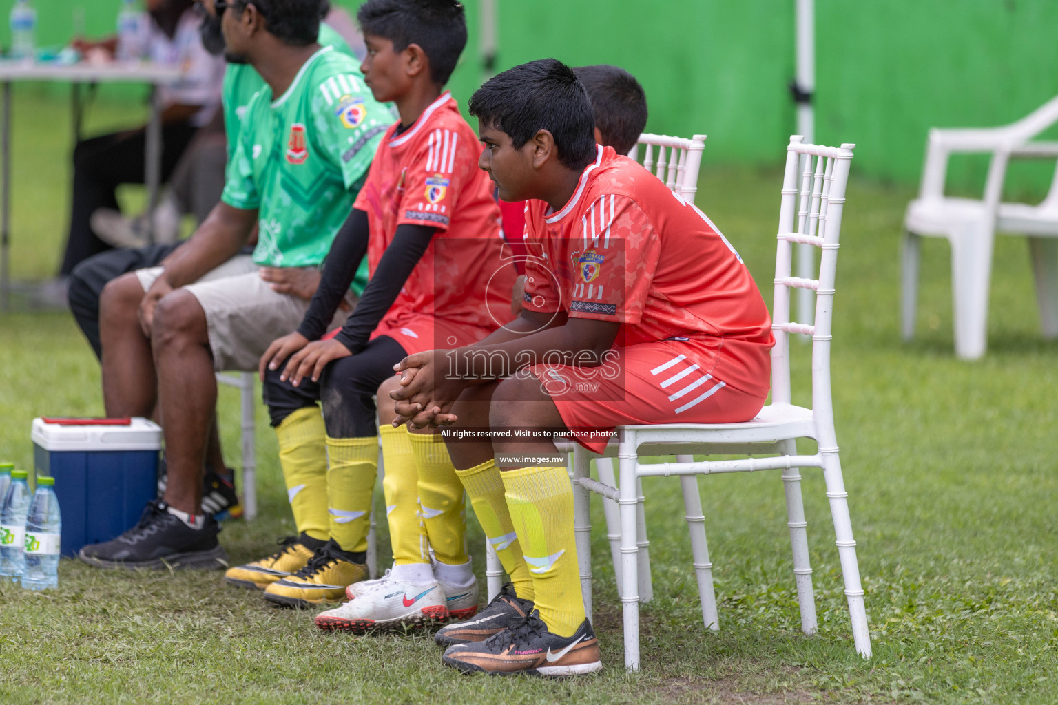 Day 2 of Nestle kids football fiesta, held in Henveyru Football Stadium, Male', Maldives on Thursday, 12th October 2023 Photos: Shuu Abdul Sattar / mages.mv