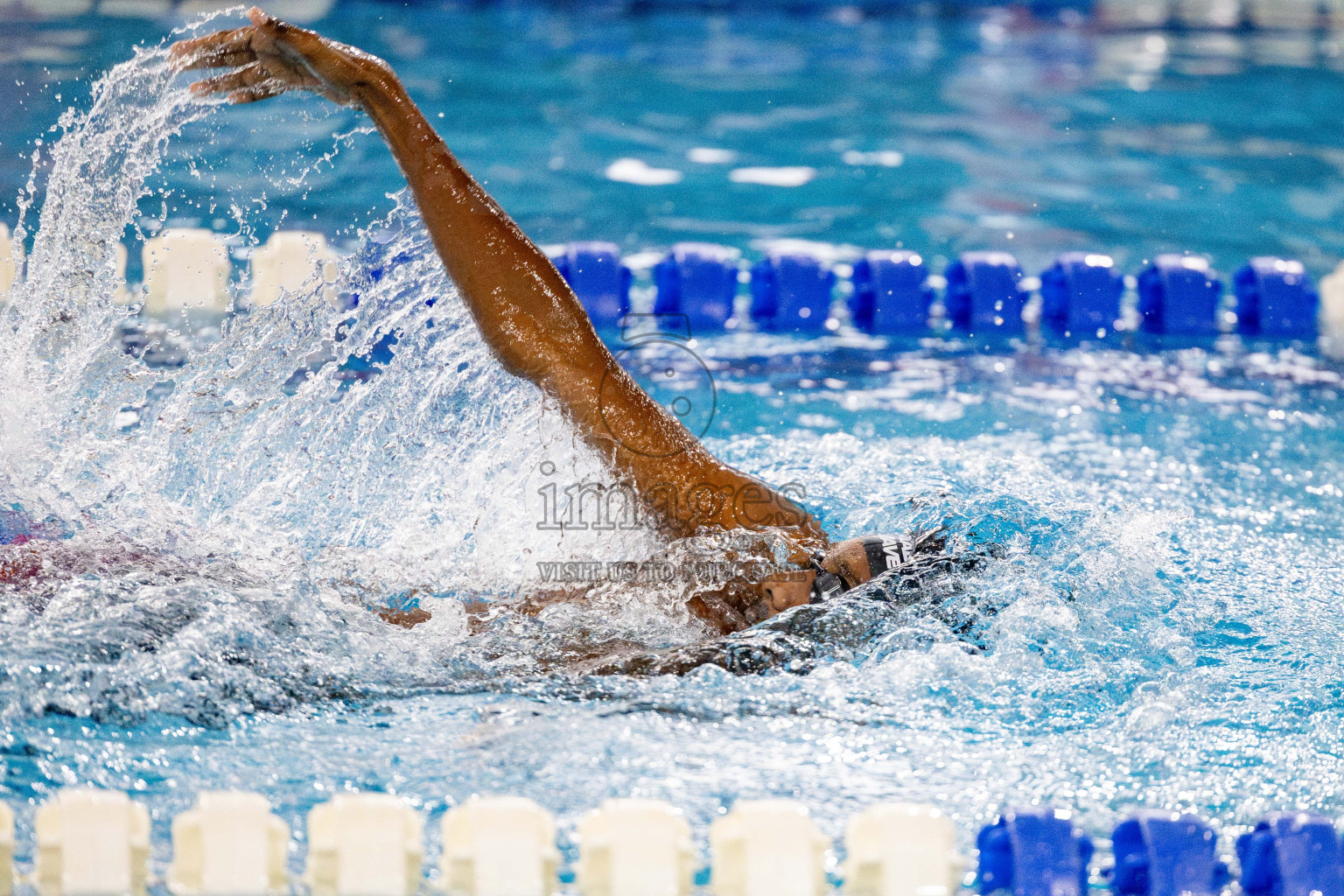 Day 4 of National Swimming Competition 2024 held in Hulhumale', Maldives on Monday, 16th December 2024. 
Photos: Hassan Simah / images.mv