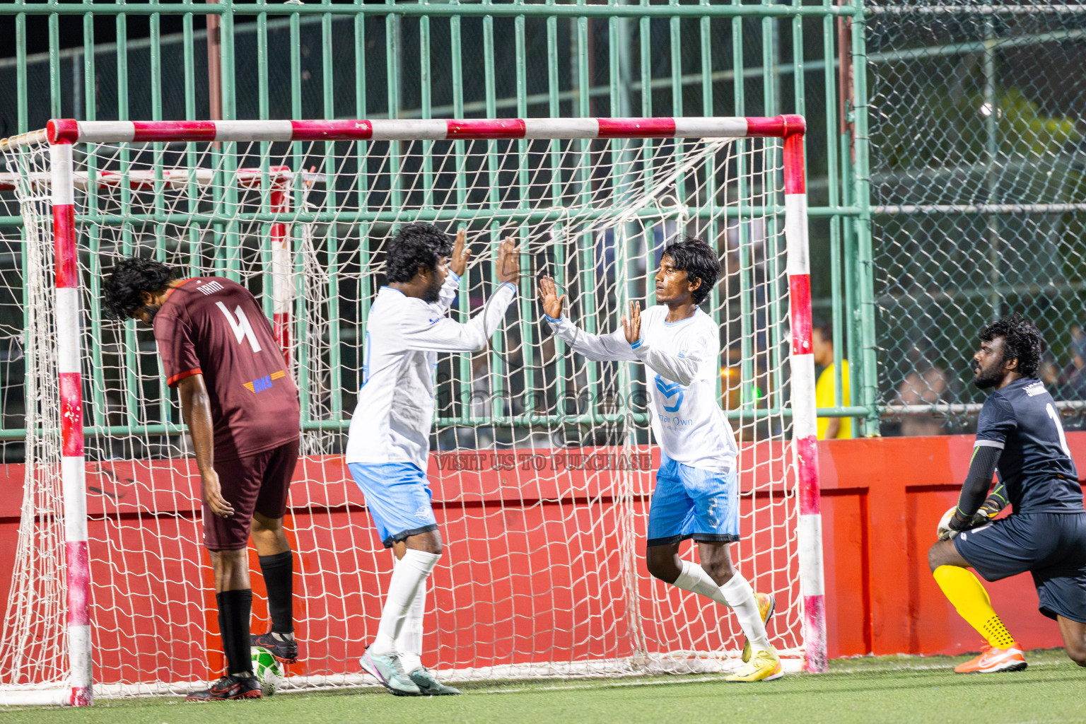 Smartown FC vs Maldives Post Limited in Day 7 of Office League 2025 was held on Tuesday, 22nd April 2025 in Hulhumale', Maldives. Photos: Ismail Thoriq / images.mv