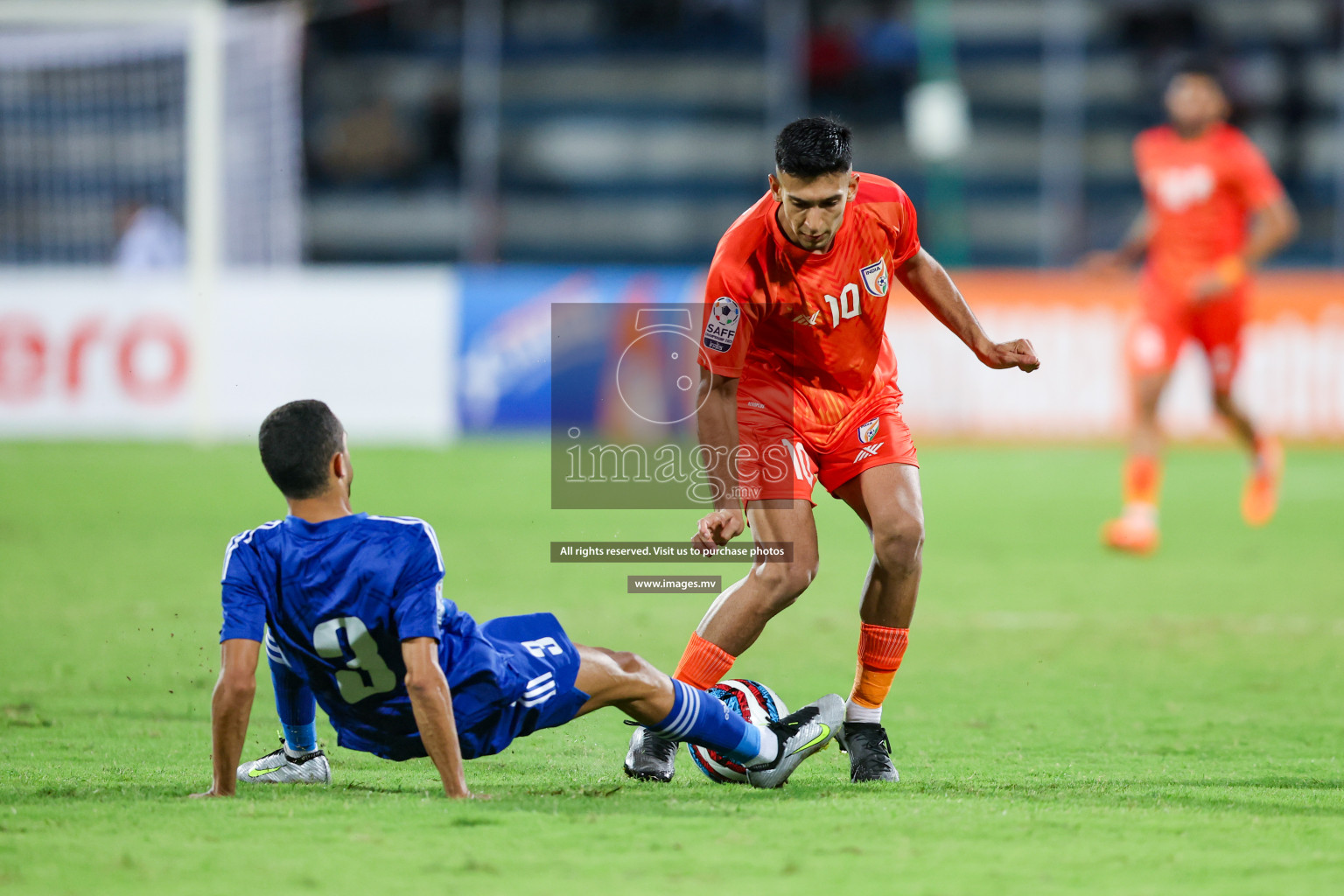 Kuwait vs India in the Final of SAFF Championship 2023 held in Sree Kanteerava Stadium, Bengaluru, India, on Tuesday, 4th July 2023. Photos: Nausham Waheed / images.mv