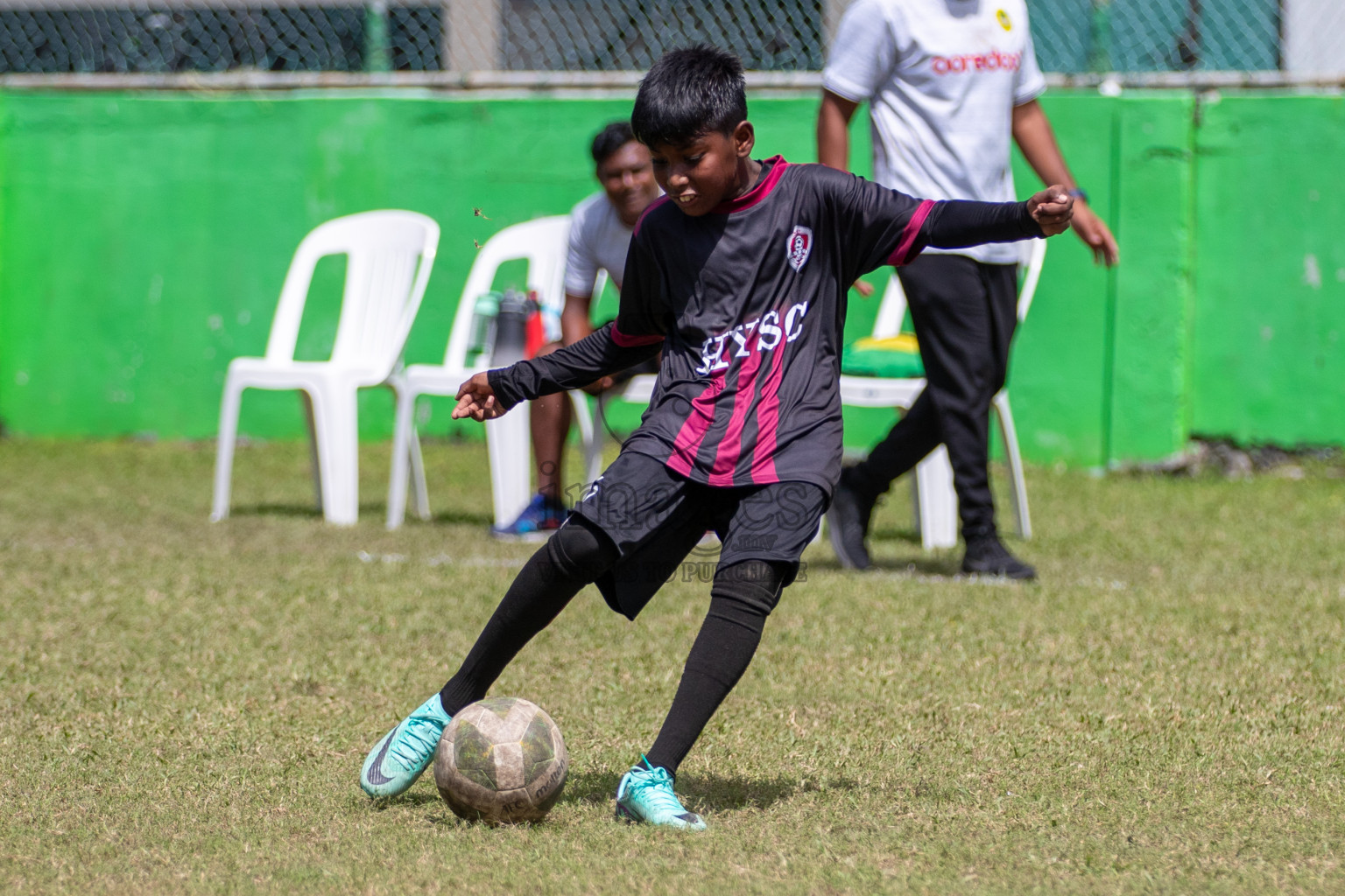 Day 3 of MILO Academy Championship 2024 - U12 was held at Henveiru Grounds in Male', Maldives on Saturday, 6th July 2024. Photos: Mohamed Mahfooz Moosa / images.mv