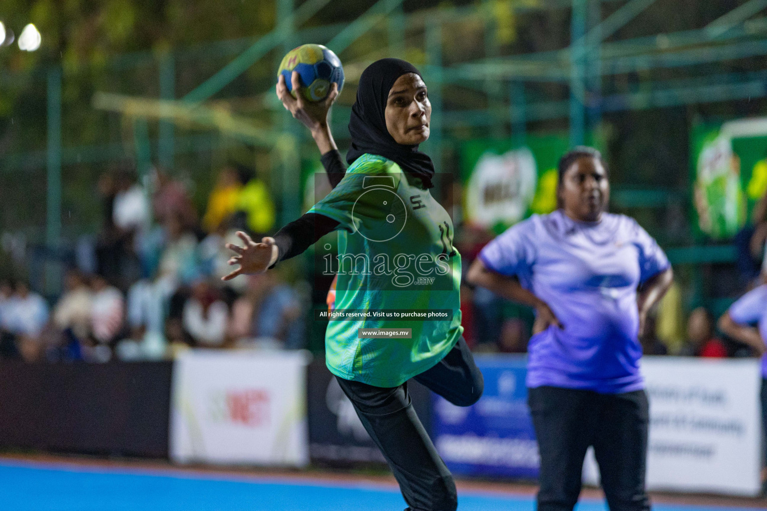 Quarter Final of 7th Inter-Office/Company Handball Tournament 2023, held in Handball ground, Male', Maldives on Friday, 20th October 2023 Photos: Nausham Waheed/ Images.mv