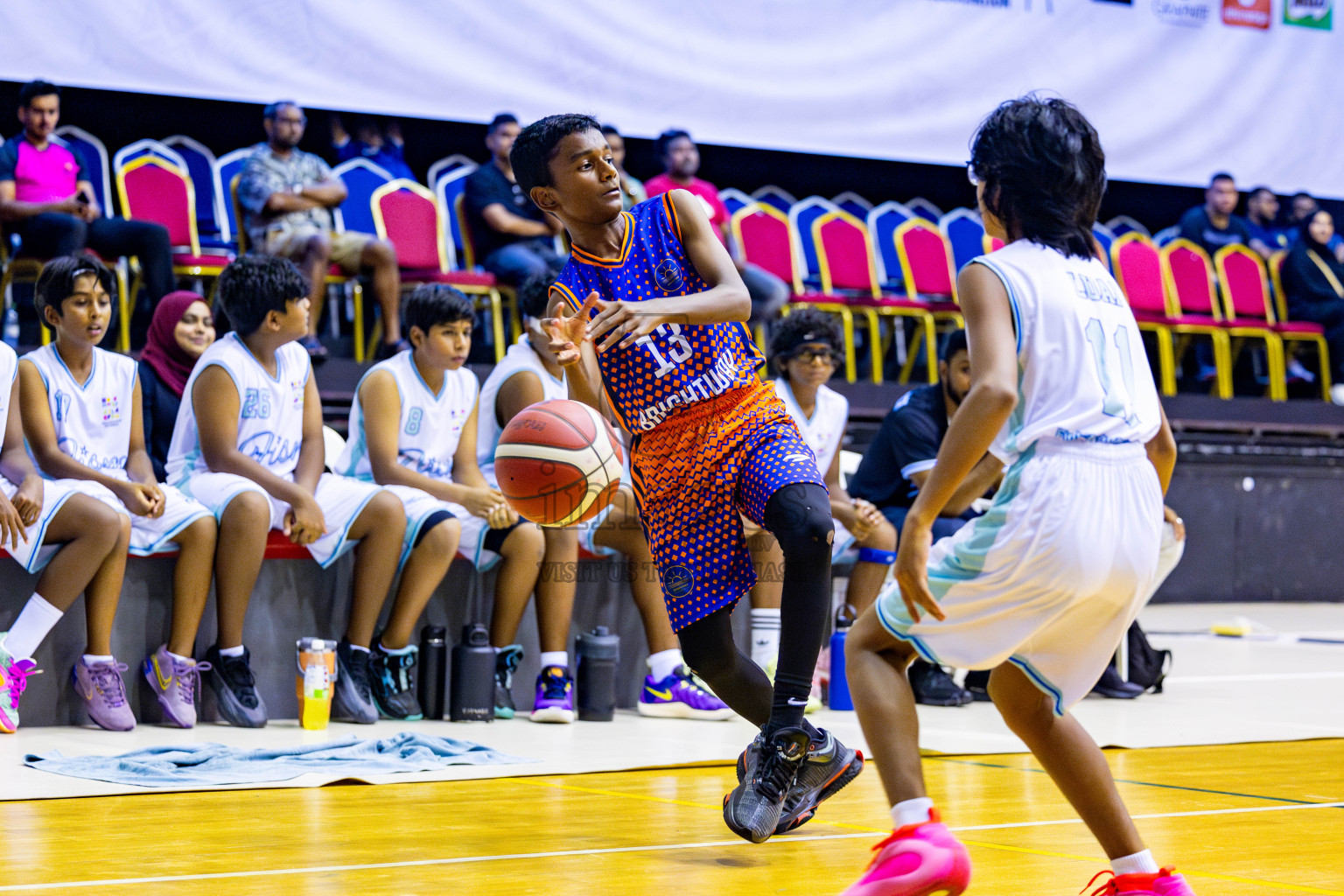 Finland International School vs Brightway International School in day 10 of Junior Championship 2024 was held in Social Center, Male', Maldives on Thursday, 21st November 2024. Photos: Nausham Waheed / images.mv