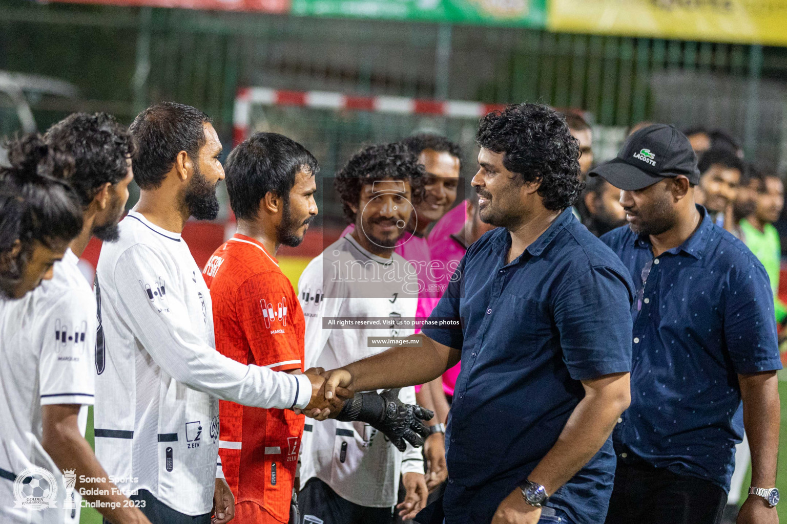 R. Inguraidhoo vs R. Innamadhoo in Day 4 of Golden Futsal Challenge 2023 on 08 February 2023 in Hulhumale, Male, Maldives