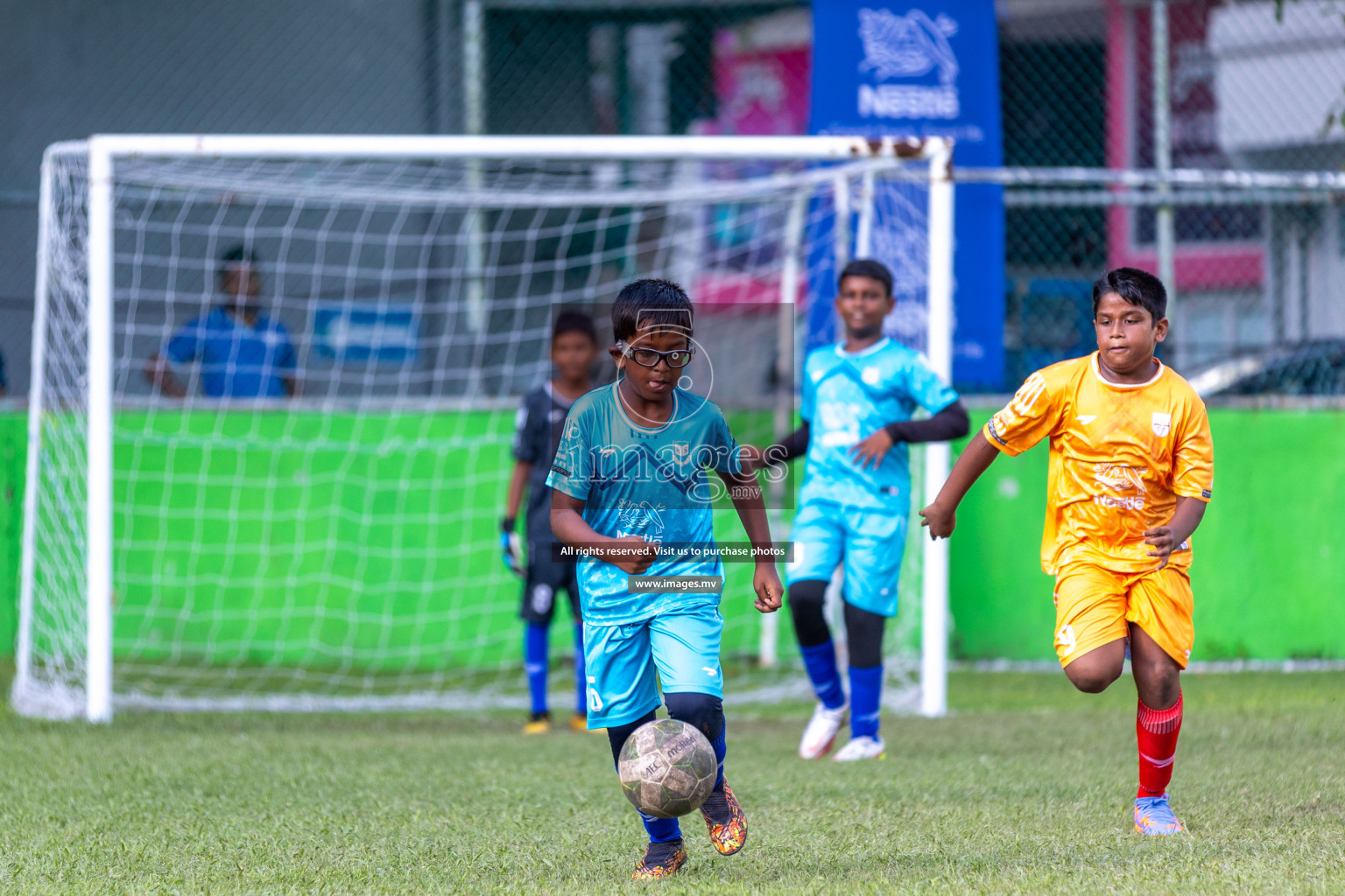 Day 2 of Nestle kids football fiesta, held in Henveyru Football Stadium, Male', Maldives on Thursday, 12th October 2023 Photos: Ismail Thoriq / Images.mv