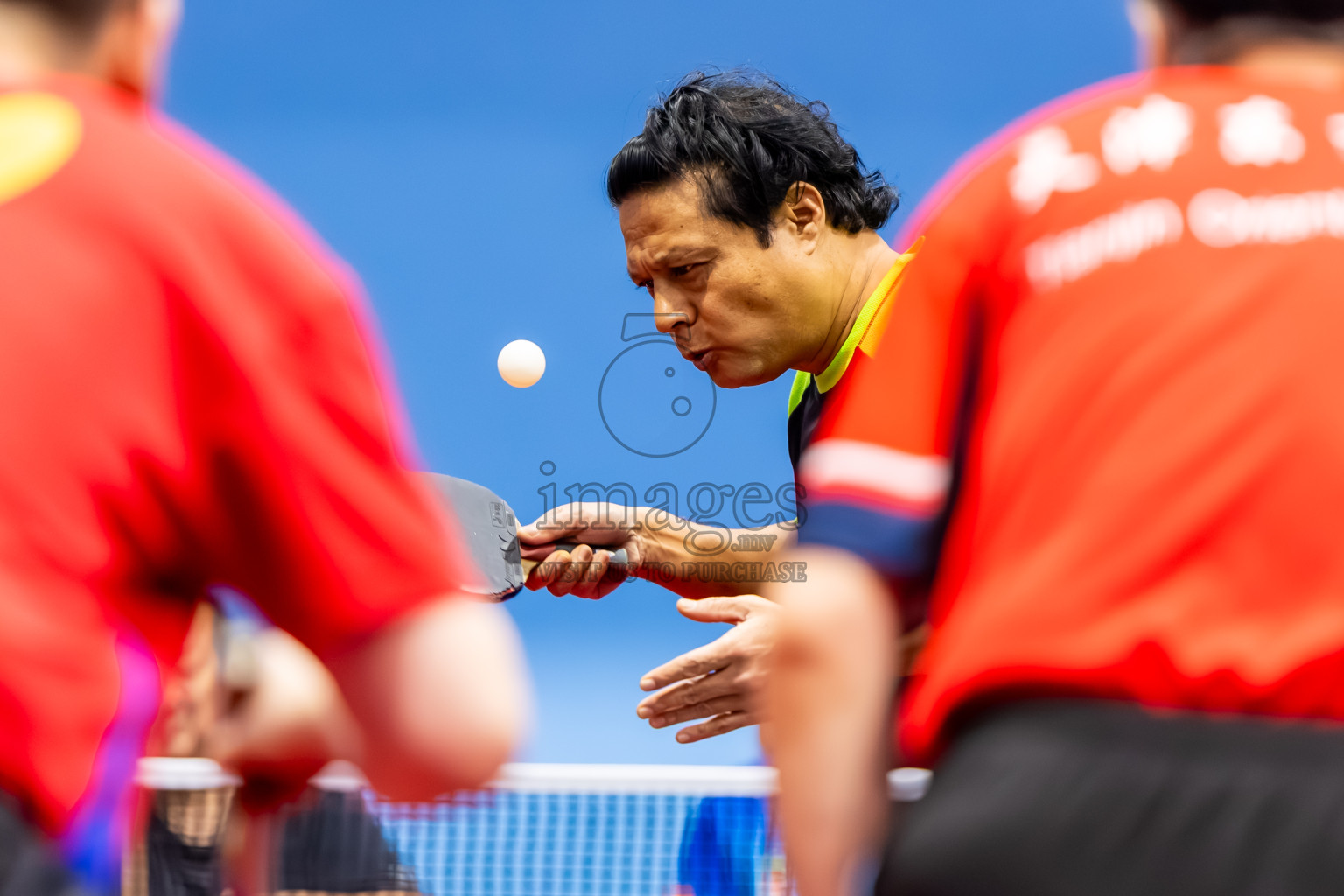 Day 4 of 1st Thoddoo Masters Table Tennis Tournament was held on Sunday, 24th August 2025 in AA Thoddoo, Maldives. Photos: Nausham Waheed / images.mv