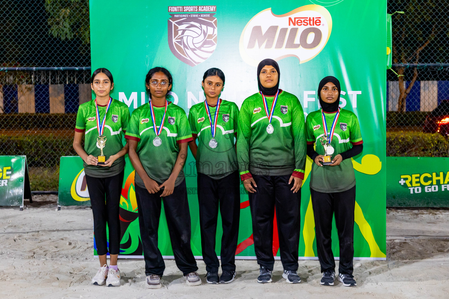 Day 2 of MILO Netball Fest 2025 was held in Cental Park, Hulhumale', Maldives on Friday, 21st November 2025. Photos: Nausham Waheed / images.mv