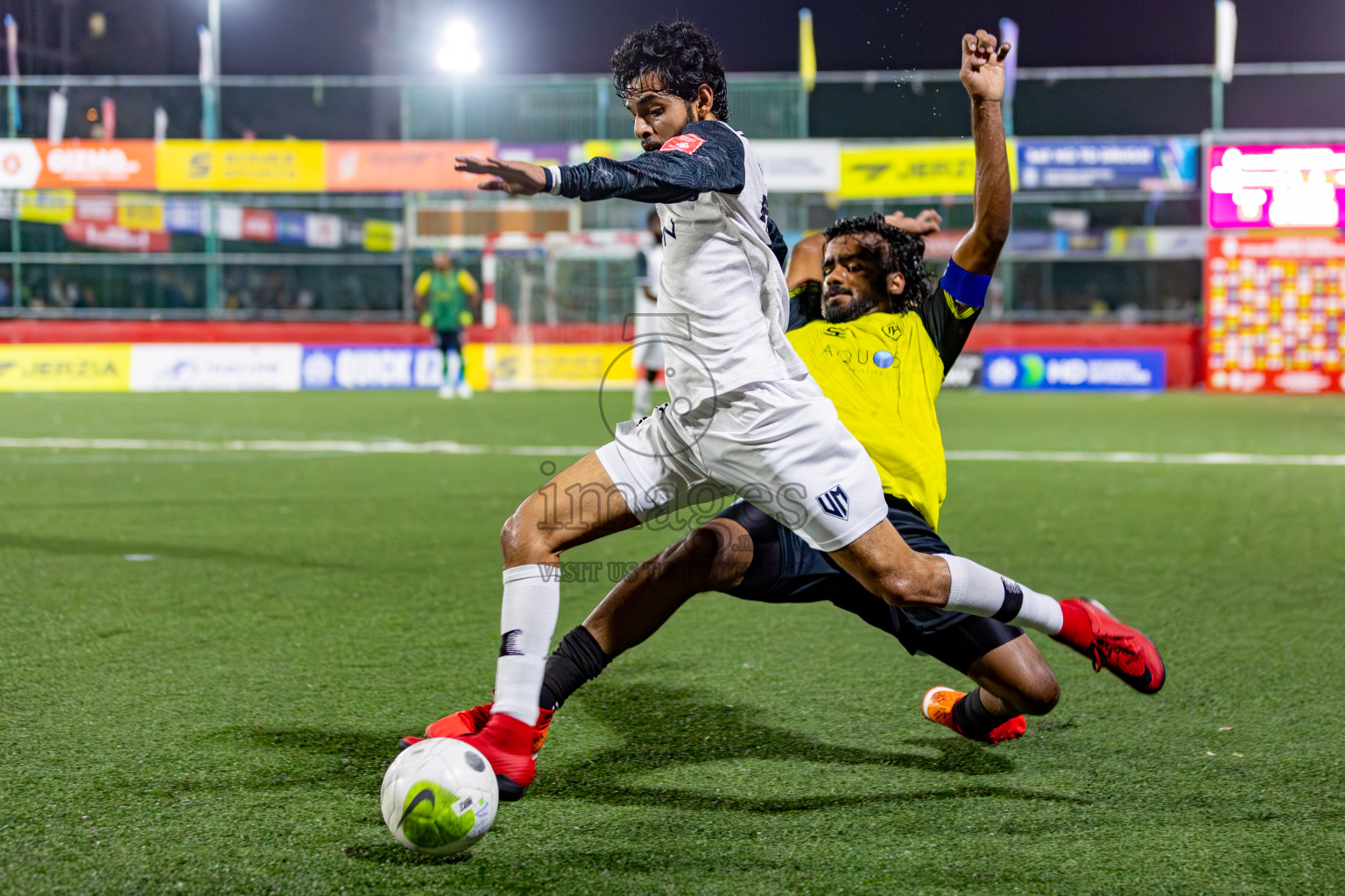 Machchangoalhi VS Vilimale on Day 36 of Golden Futsal Challenge 2024 was held on Wednesday, 21st February 2024, in Hulhumale', Maldives 
Photos: Hassan Simah/ images.mv