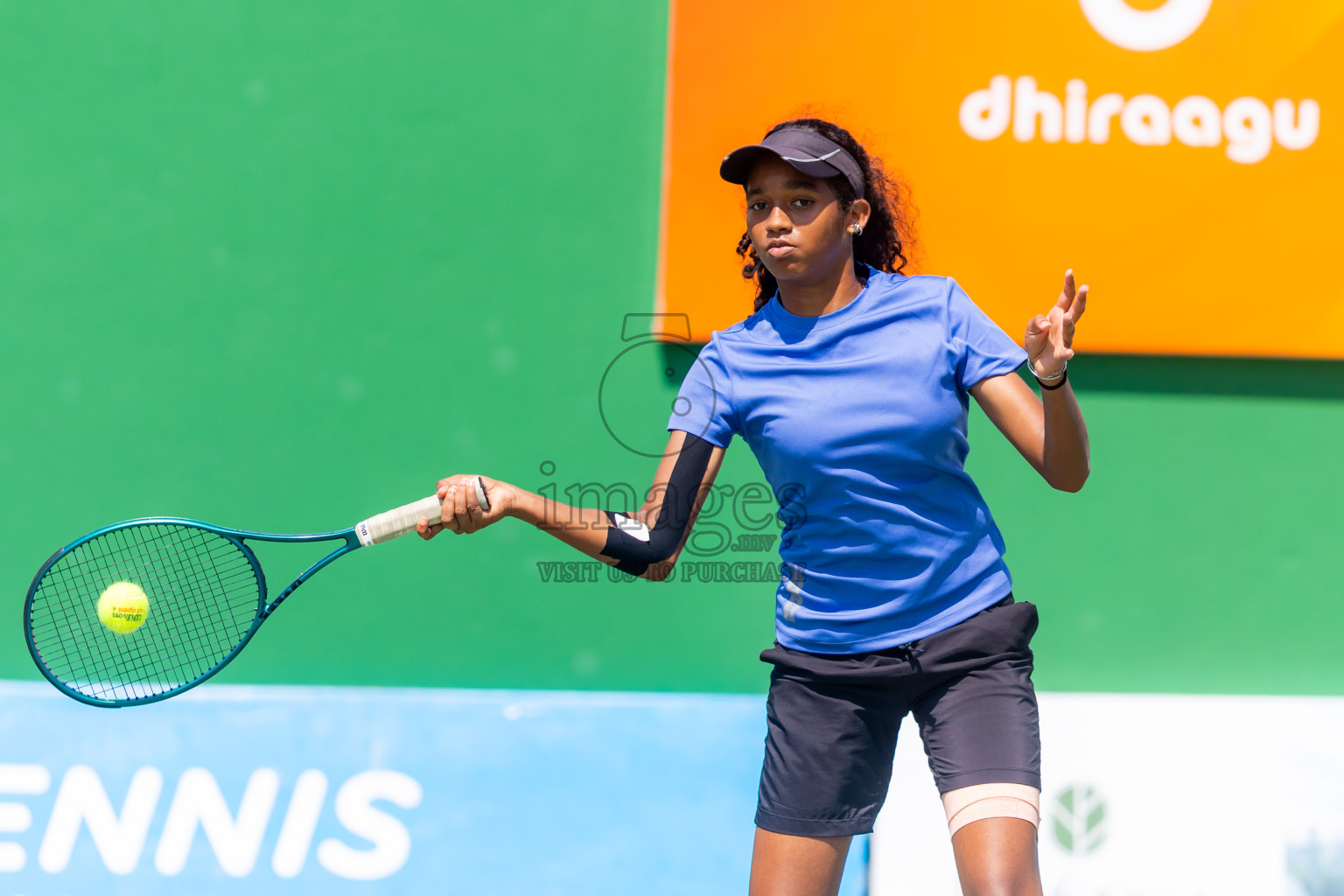 Day 8 of ATF Maldives Junior Open Tennis was held in Male' Tennis Court, Male', Maldives on Thursday, 19th December 2024. Photos: Nausham Waheed/ images.mv