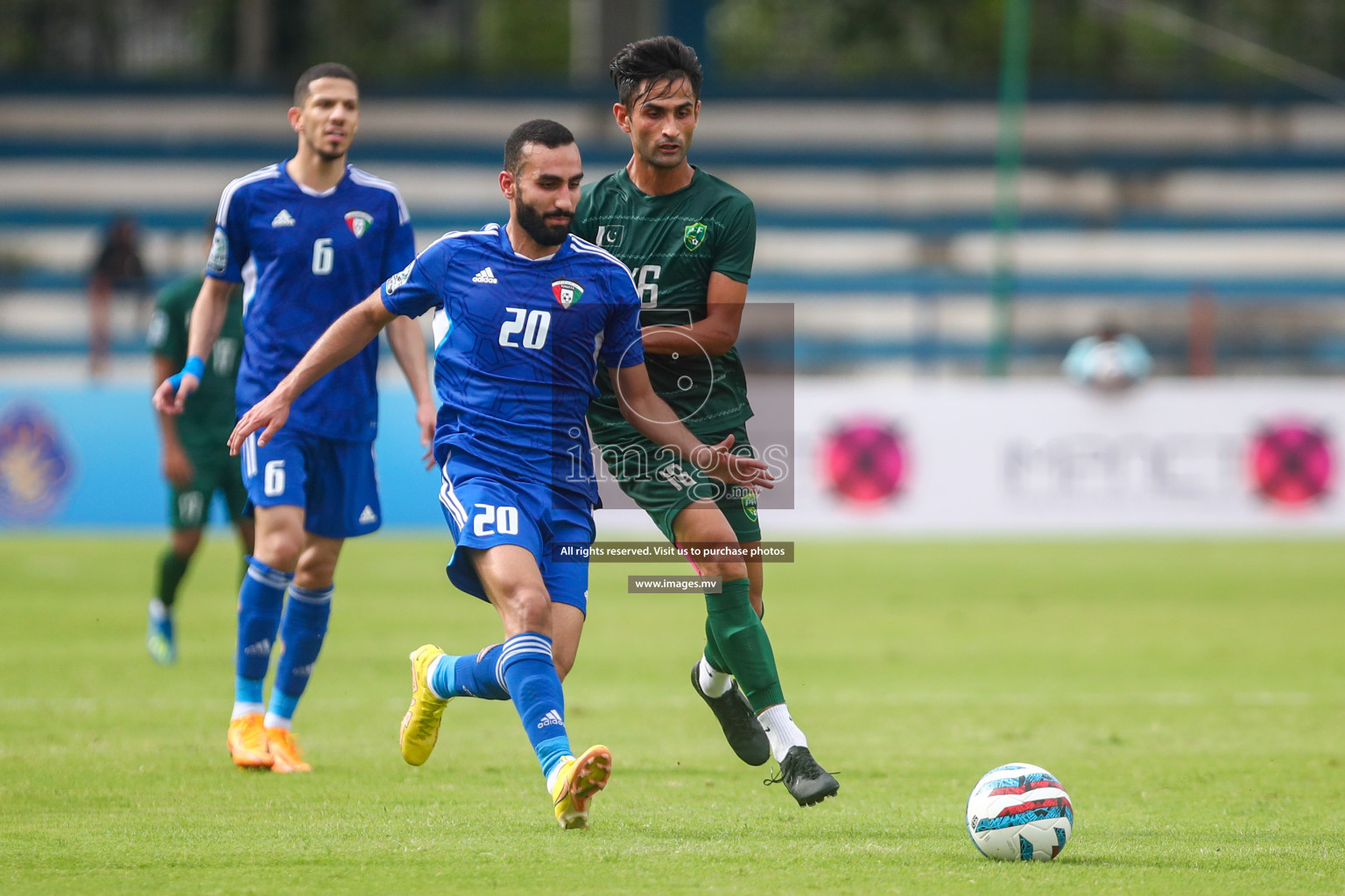 Pakistan vs Kuwait in SAFF Championship 2023 held in Sree Kanteerava Stadium, Bengaluru, India, on Saturday, 24th June 2023. Photos: Nausham Waheedh / images.mv