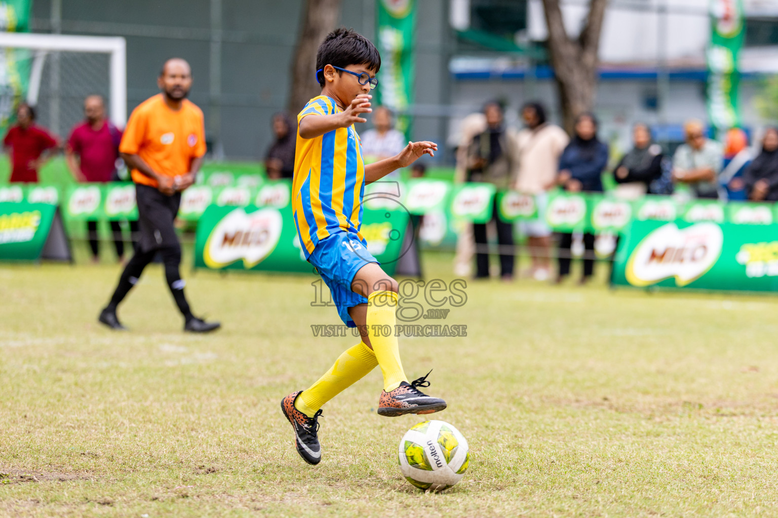 Day 1 of MILO SVAM Juniors 2025 (U-8) was held at Henveiru Stadium in Male', Maldives on Thursday, 26th June 2025. 
Photos: Hassan Simah / images.mv