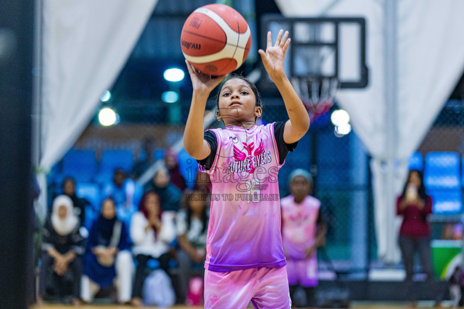 Day 3 of Milo 5 x 5 Junior Challenge 2025 - Basketball tournament held in Basketball Training Center, Male', Maldives on Saturday, 11th October 2025. Photos by: Nausham Waheed, Areef Adam / Images.mv