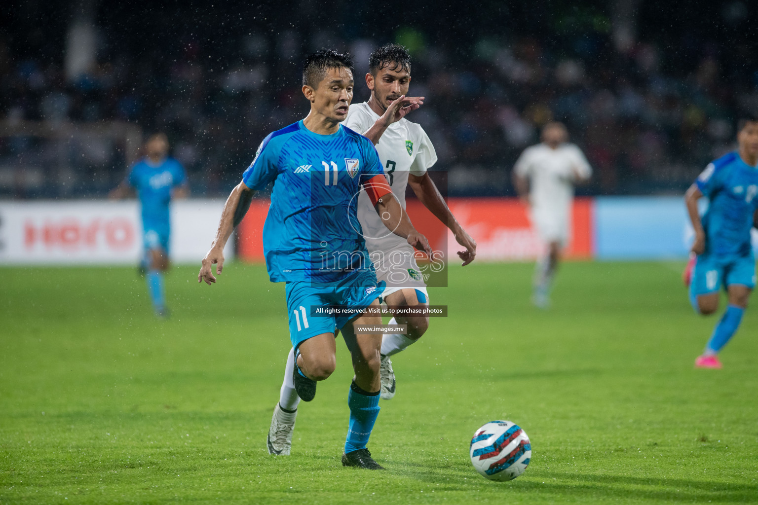 India vs Pakistan in the opening match of SAFF Championship 2023 held in Sree Kanteerava Stadium, Bengaluru, India, on Wednesday, 21st June 2023. Photos: Nausham Waheed / images.mv