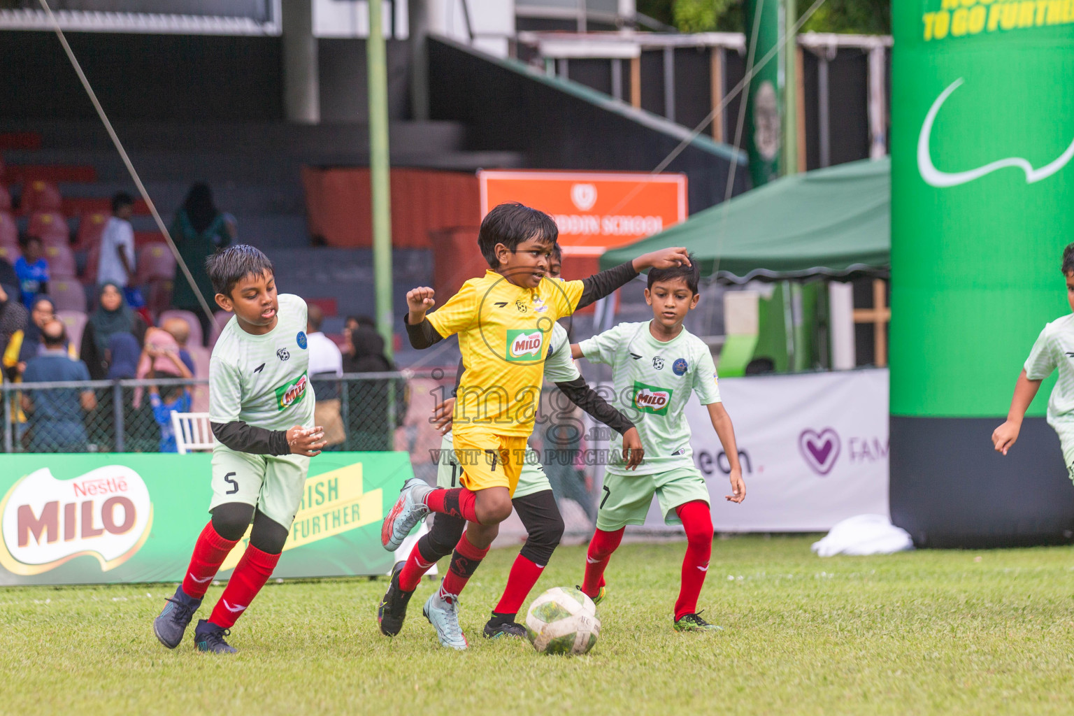 Day 2 of MILO Kids Football Fiesta was held at National Stadium in Male', Maldives on Saturday, 24th February 2024.