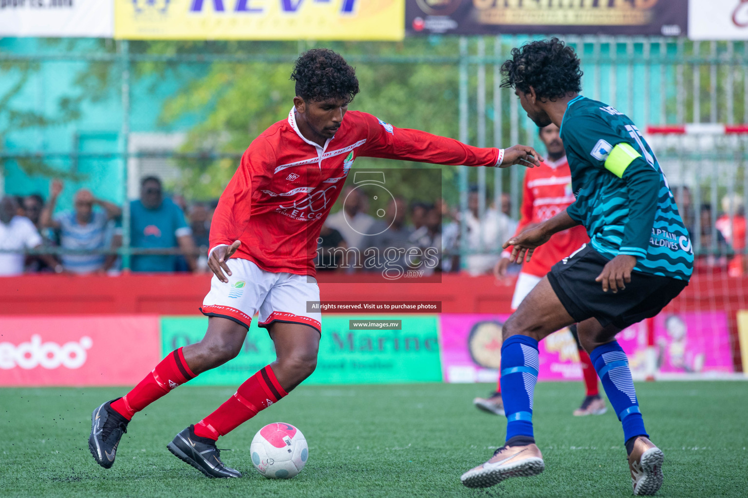 AA. Bodufulhudho vs AA. Mathiveri in Day 7 of Golden Futsal Challenge 2023 on 11 February 2023 in Hulhumale, Male, Maldives