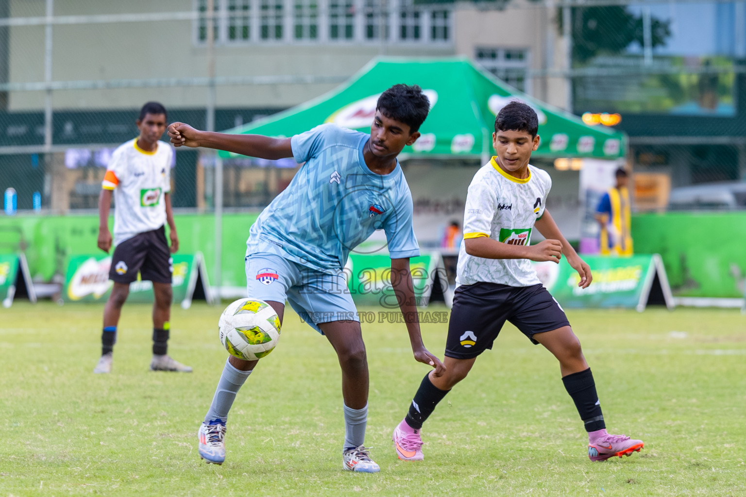 Day 1 of MILO Academy Championship 2025 (U14) was held on Thursday, 30th October 2025 at Henveiru Football Grounds, Male', Maldives . 
Photos: Ismail Thoriq / images.mv