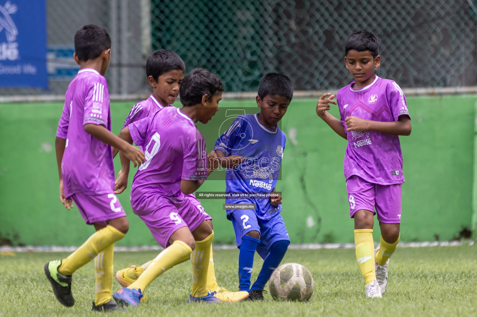 Day 1 of Nestle kids football fiesta, held in Henveyru Football Stadium, Male', Maldives on Wednesday, 11th October 2023 Photos: Shut Abdul Sattar/ Images.mv