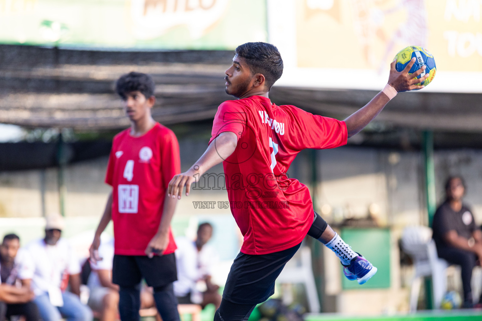 Day 8 of 10th National Handball Tournament 2023, held in Handball ground, Male', Maldives on Tuesday, 5th December 2023 Photos: Nausham Waheed/ Images.mv