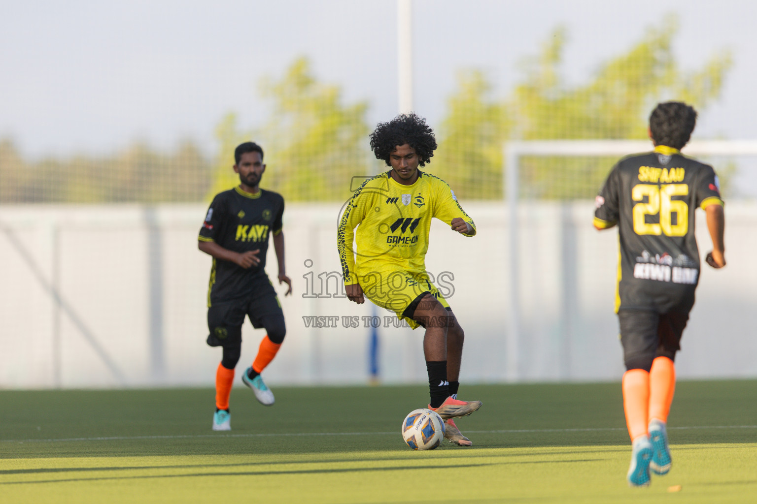 Velaa Sports Club vs Team Middle East in Day 3 of Eydhafushi Cup 2025 held in Eydhafushi Football Stadium at B. Eydhafushi, Maldives on Sunday, 7th September 2025.