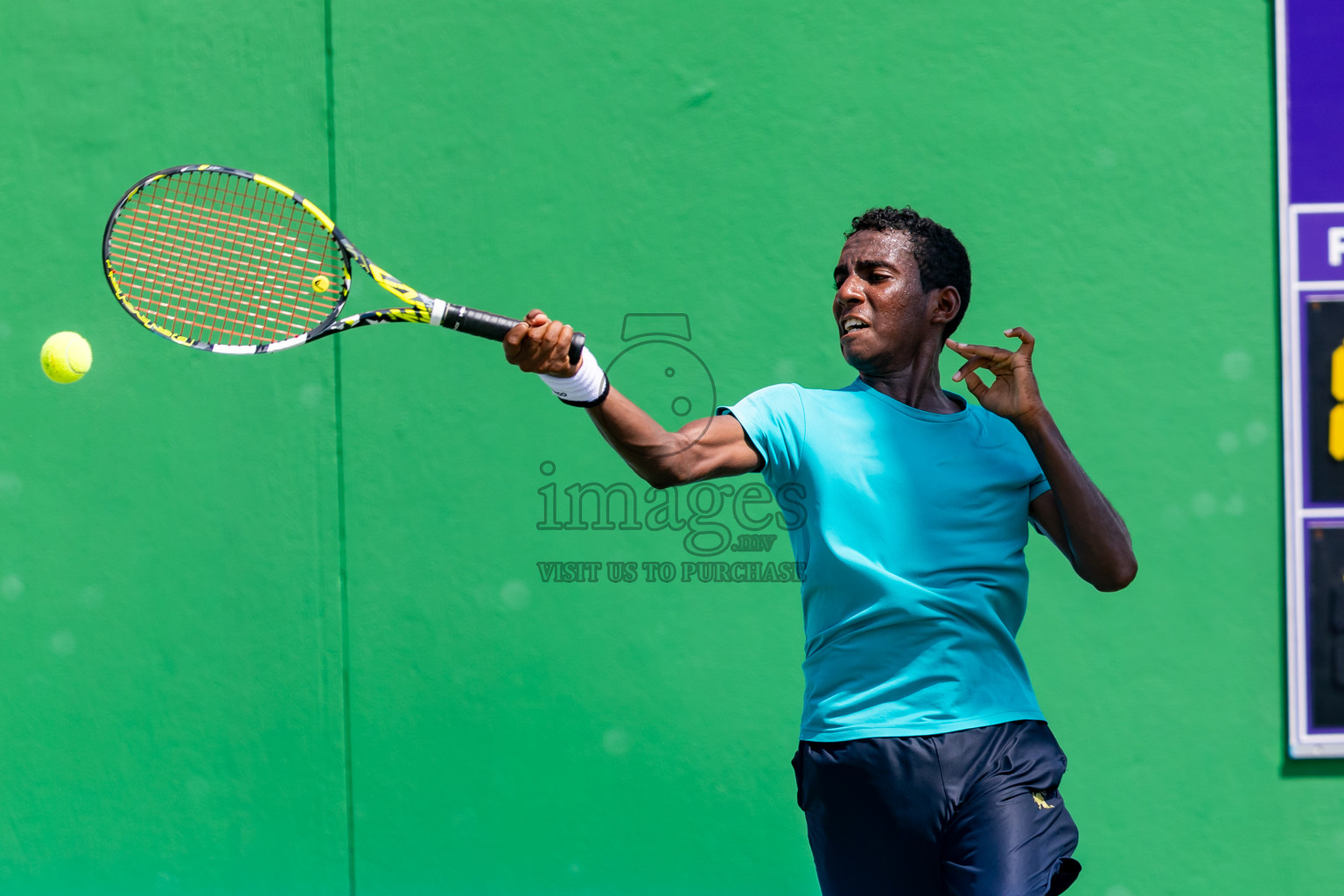 Day 8 of ATF Maldives Junior Open Tennis was held in Male' Tennis Court, Male', Maldives on Thursday, 19th December 2024. Photos: Nausham Waheed/ images.mv