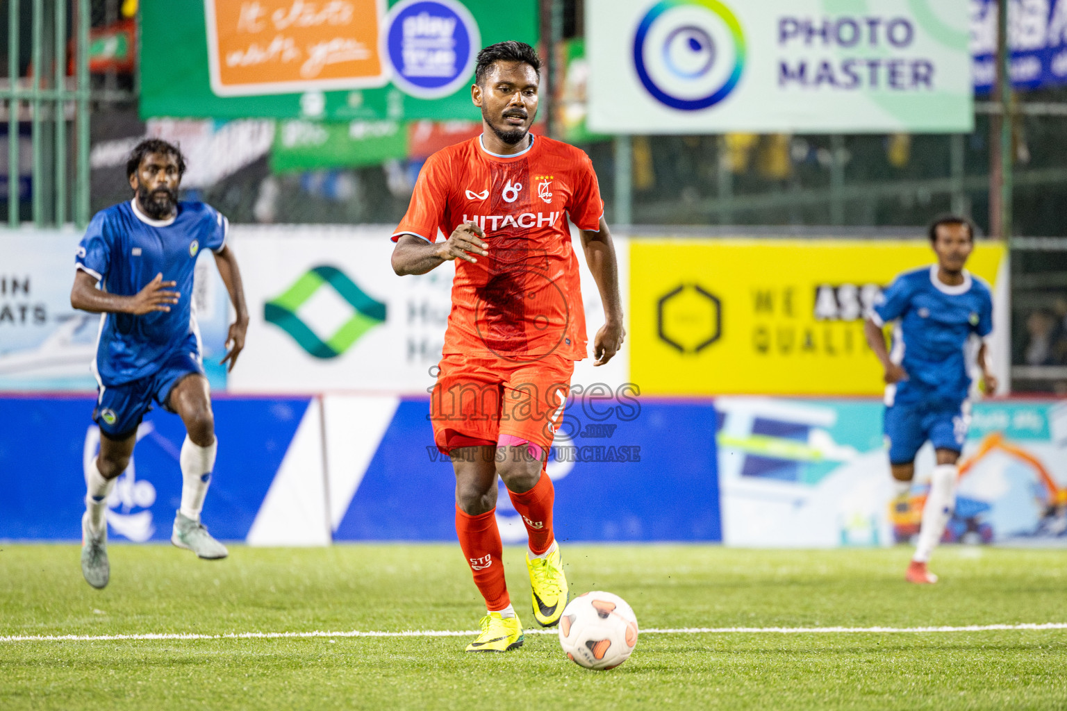 STO RC vs Club Fen in Day 7 of Club Maldives Cup 2025 was held in Rehendhi Futsal Ground, Hulhumale', Maldives on Tuesday, 7 October 2025. 
Photos: Hassan Simah / images.mv