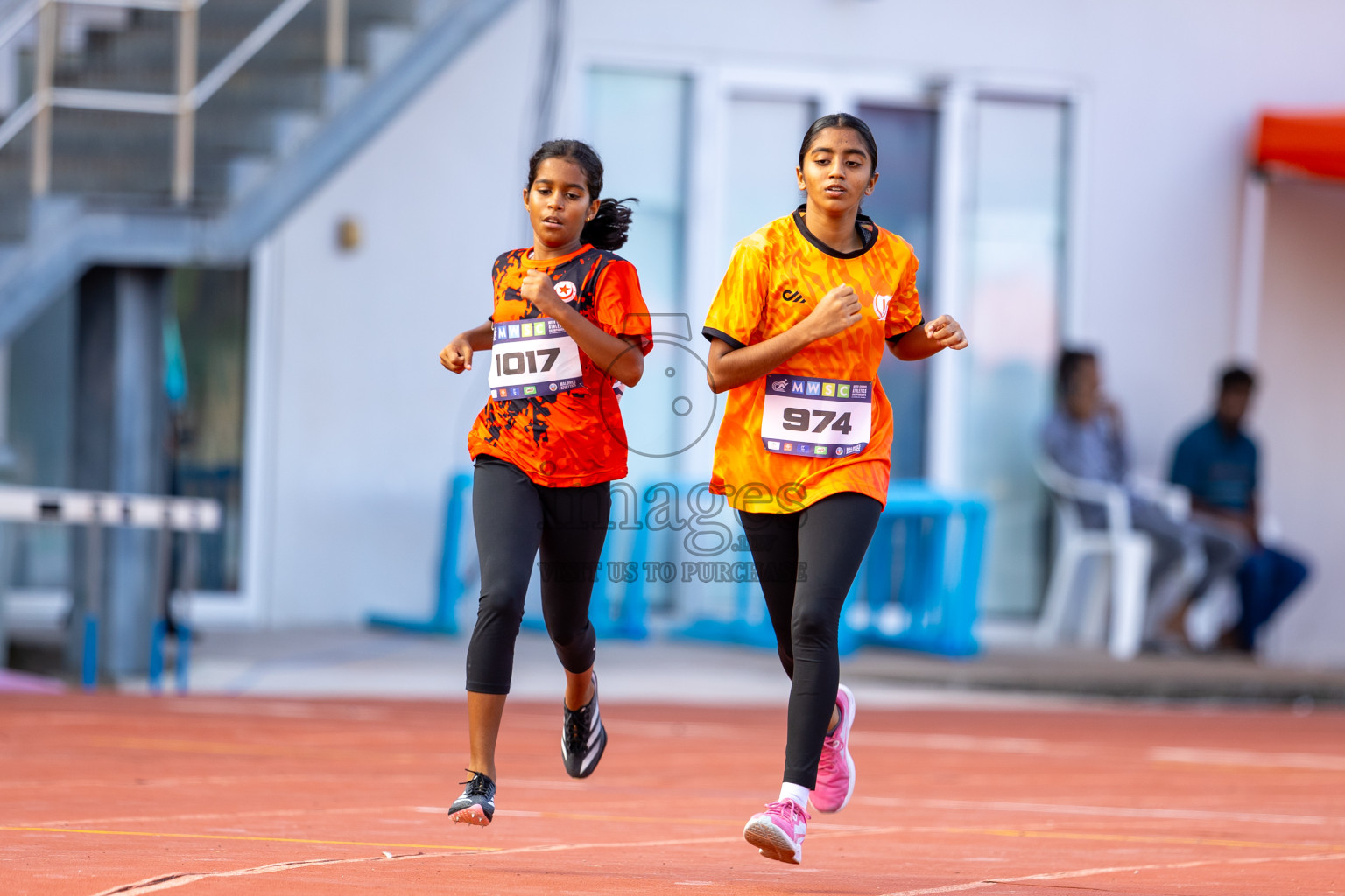 Day 2 of MWSC Interschool Athletics Championships 2024 held in Hulhumale Running Track, Hulhumale, Maldives on Sunday, 10th November 2024. Photos by: Ismail Thoriq / Images.mv