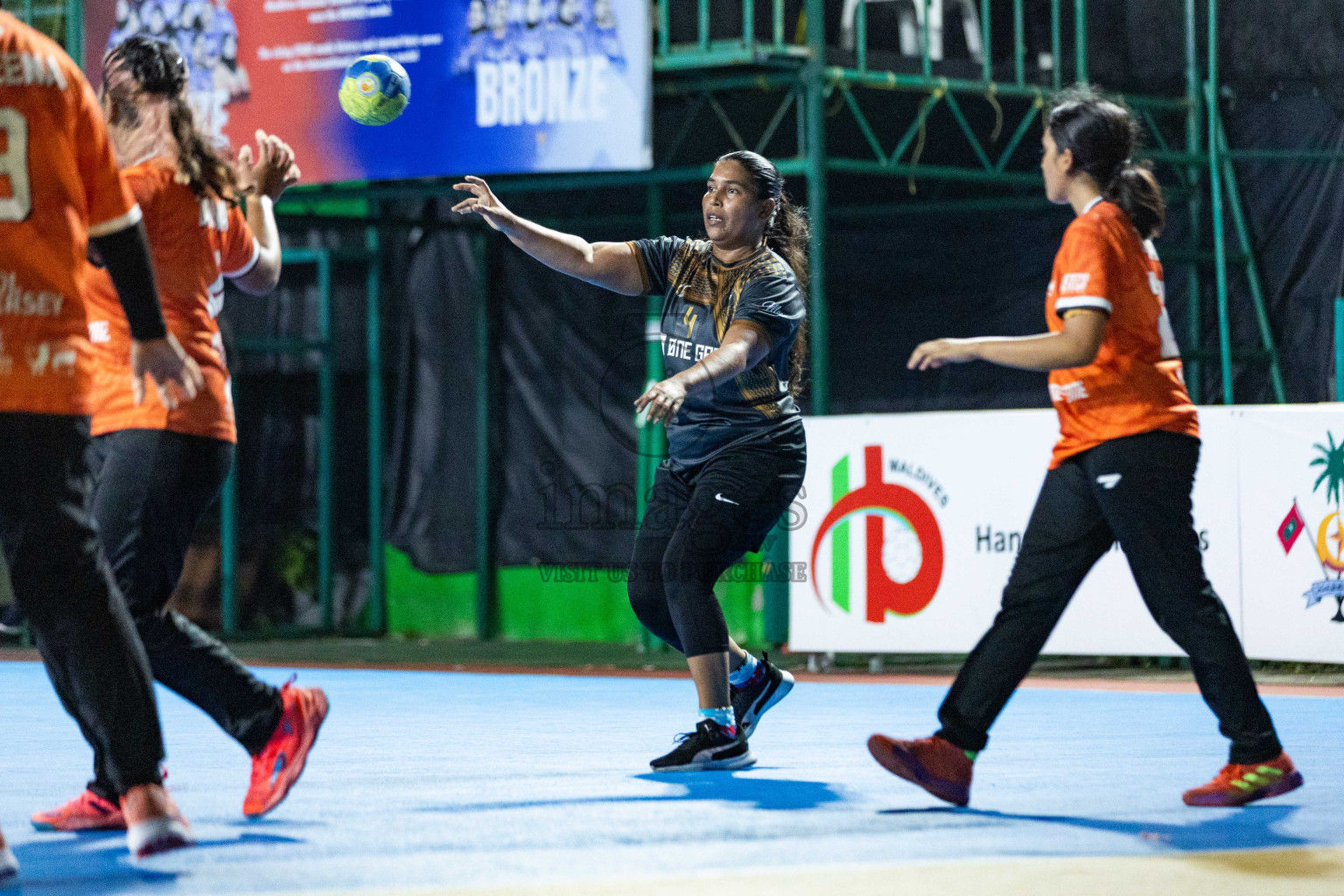 Day 16 of 10th National Handball Tournament 2023, held in Handball ground, Male', Maldives on Wednesday, 13th December 2023 Photos: Nausham Waheed/ Images.mv