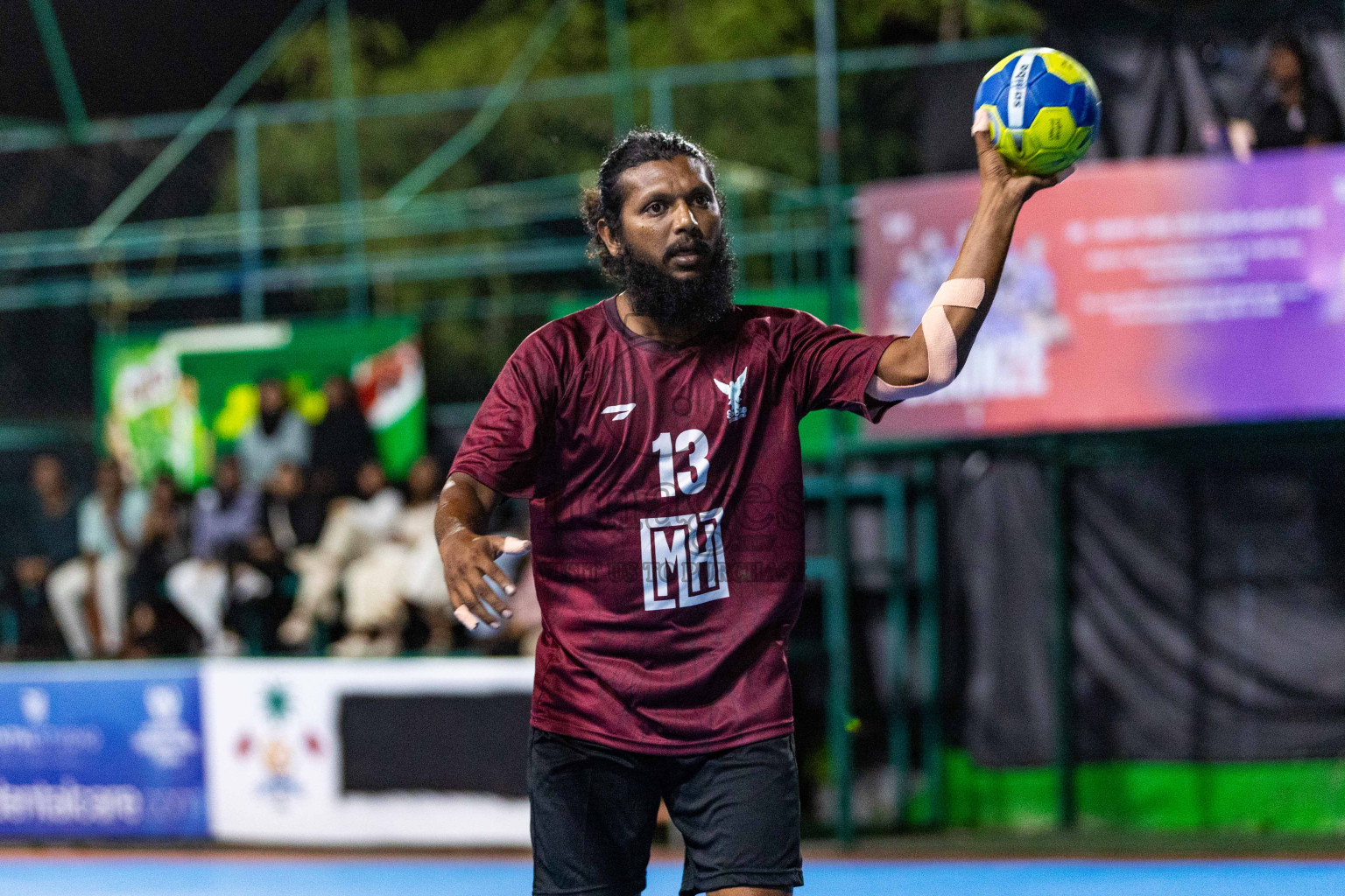 Day 17 of 10th National Handball Tournament 2023, held in Handball ground, Male', Maldives on Friday, 15th December 2023 Photos: Nausham Waheed/ Images.mv