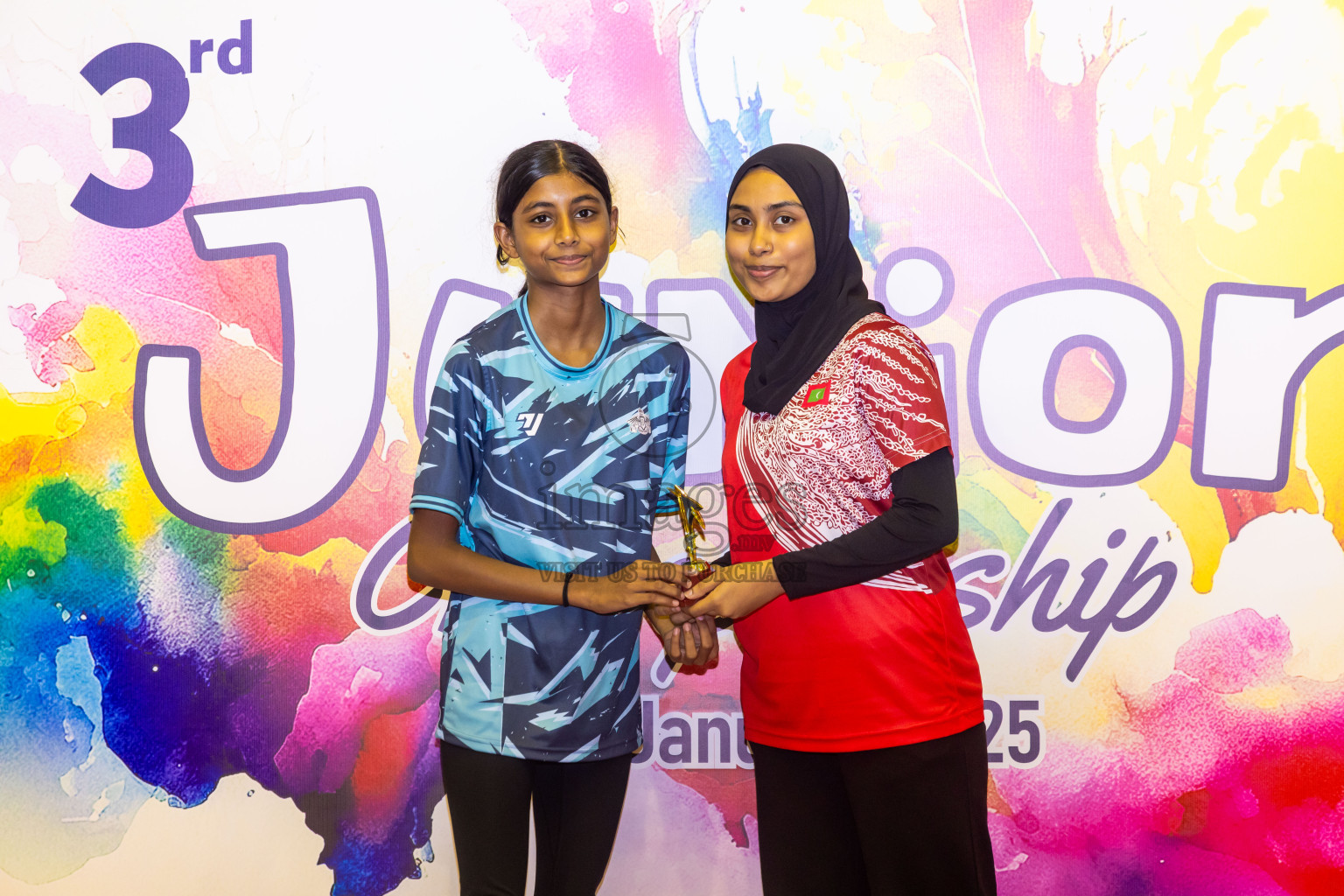 Closing ceremony of 3rd Netball Junior Championship, held at Social Center on Saturday, 25th January 2025 . Photos: Nausham Waheed / images.mv