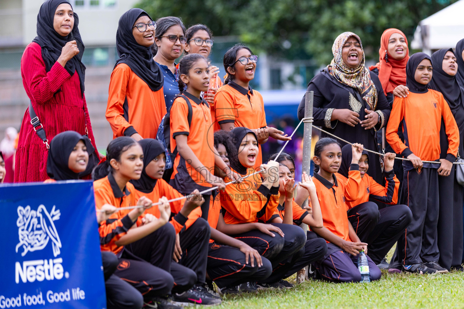 Day 3 of Nestle' Kids Netball Fiesta 2023 held in Henveyru Stadium, Male', Maldives on Saturday, 2nd December 2023. Photos by Nausham Waheed / Images.mv