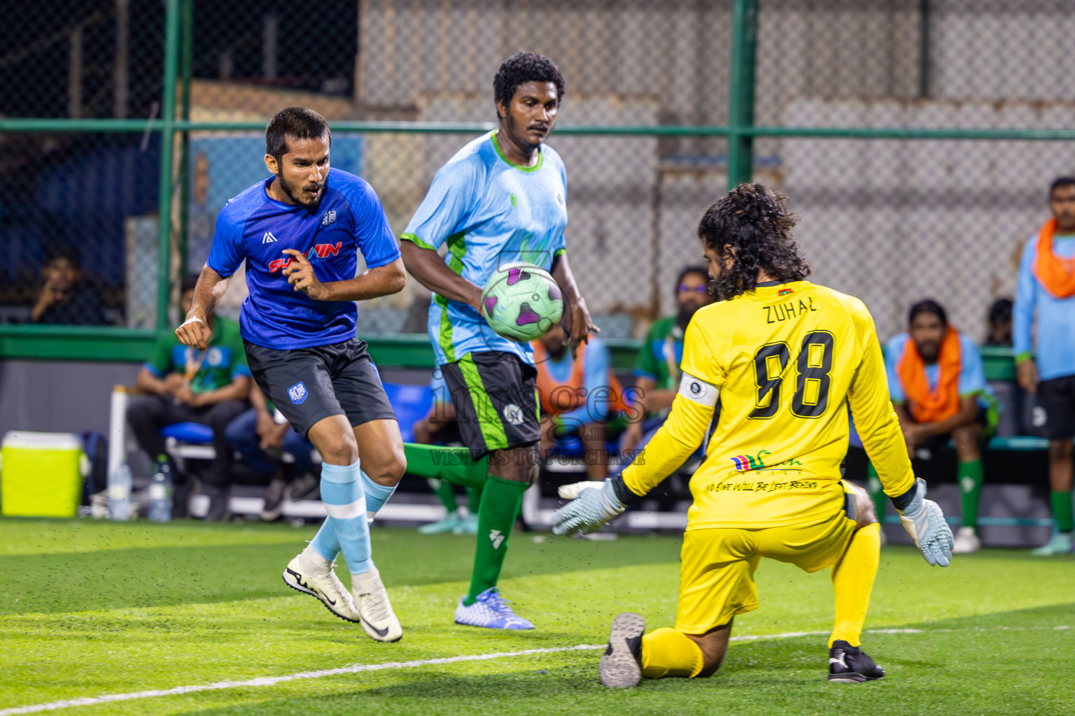 Baakee Sports Club vs FC Calms Blue in Day 9 of BG Futsal Challenge 2024 was held on Wednesday, 20th March 2024, in Male', Maldives
Photos: Ismail Thoriq / images.mv