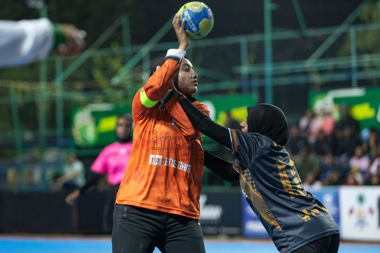 Day 16 of 10th National Handball Tournament 2023, held in Handball ground, Male', Maldives on Wednesday, 13th December 2023 Photos: Nausham Waheed/ Images.mv