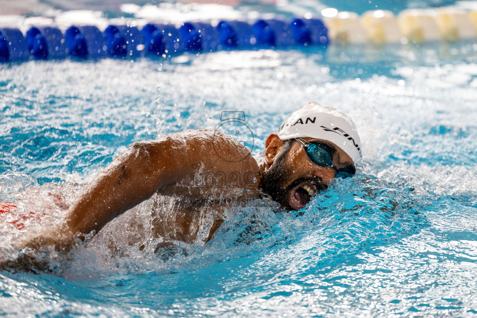 Day 4 of National Swimming Competition 2024 held in Hulhumale', Maldives on Monday, 16th December 2024. 
Photos: Hassan Simah / images.mv