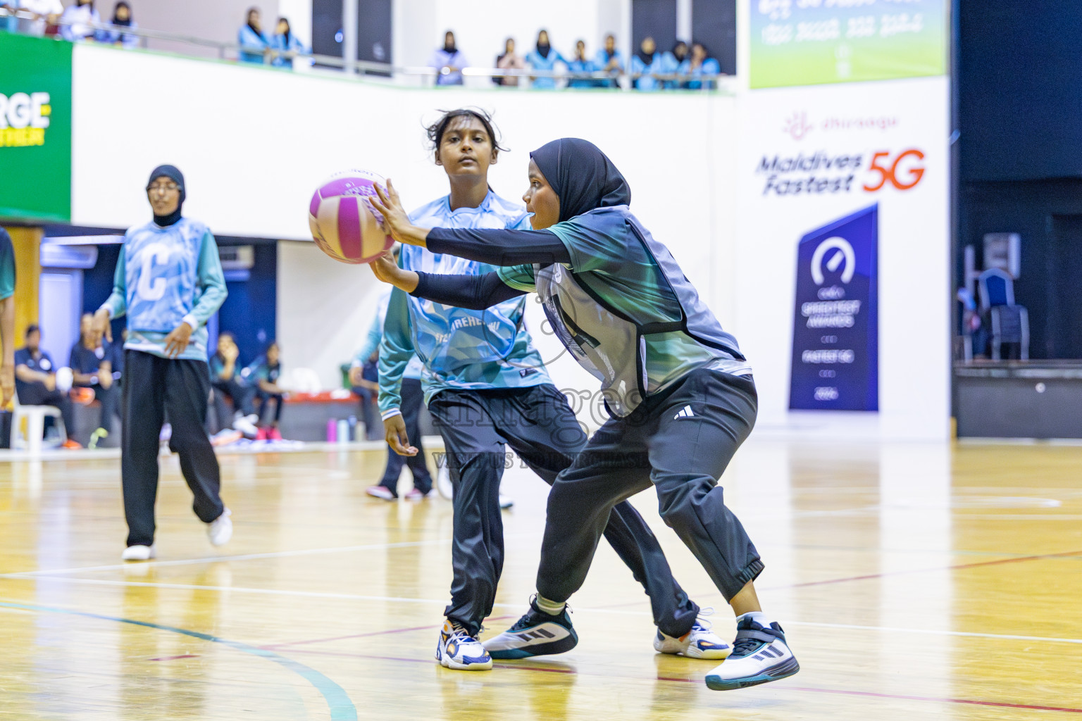 Day 14 of 26th Inter-School Netball Tournament 2025 was held in Social Center Indoor Hall on Tuesday, 4th November 2025. Photos: Areef Adam / images.mv