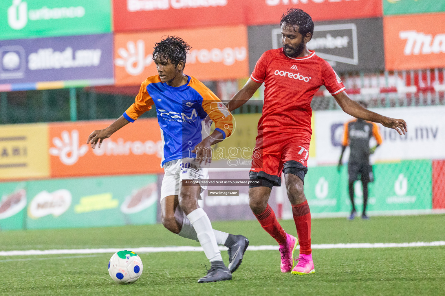 Team FSM vs Ooredoo in Club Maldives Cup 2023 held in Hulhumale, Maldives, on Thursday, 20th July 2023 Photos: Shu / images.mv