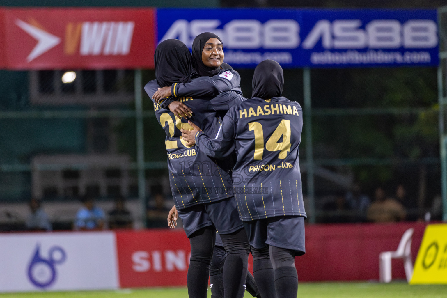 Customs RC vs Prison Club in Eighteen Thirty Classic of Club Maldives Cup 2025 held in Rehendi Futsal Ground, Hulhumale', Maldives on Thursday, 4th September 2025. Photos: Yasna Ahmed / images.mv
