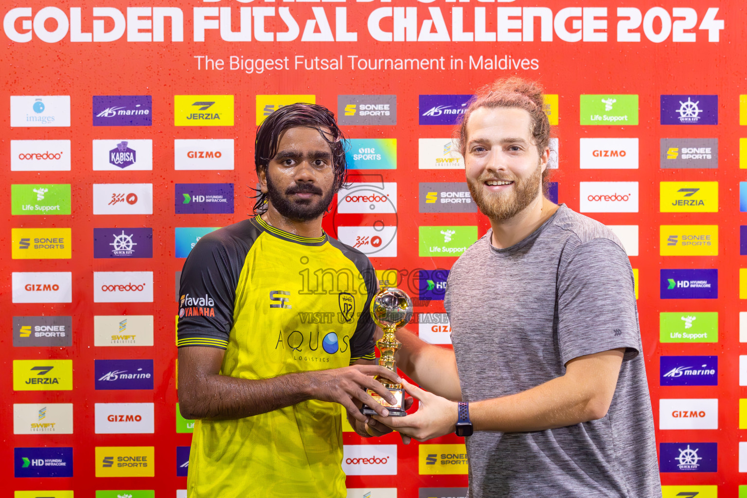 Hulhumale vs Machchangoalhi in Day 32 of Golden Futsal Challenge 2024, held on Saturday, 17th February 2024 in Hulhumale', Maldives 
Photos: Ismail Thoriq / images.mv