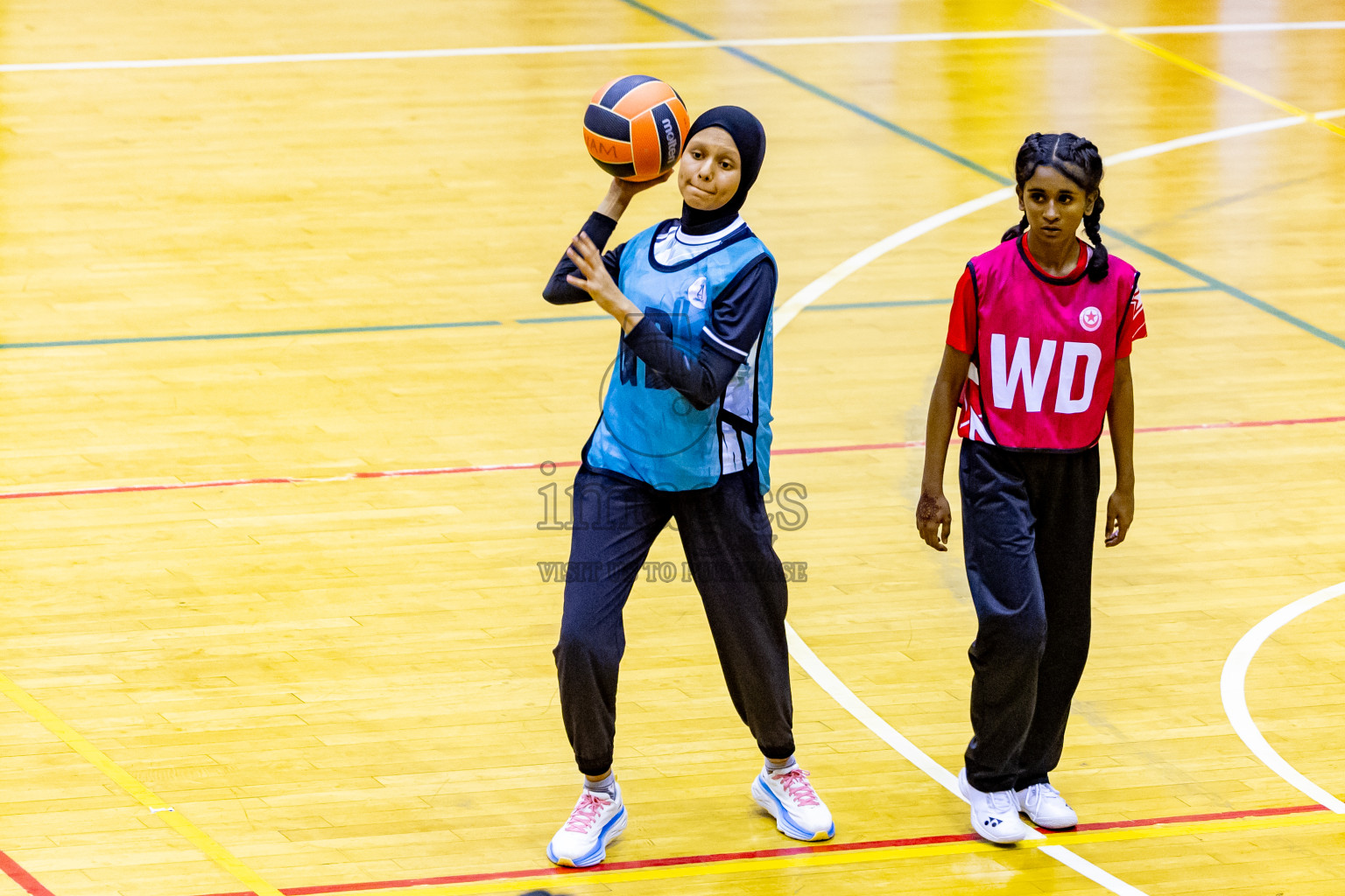 Day 14 of 25th Inter-School Netball Tournament was held in Social Center at Male', Maldives on Sunday, 25th August 2024. Photos: Nausham Waheed / images.mv