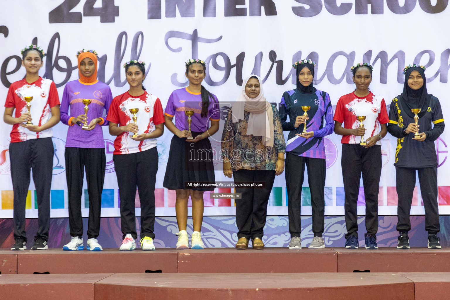 Final of 24th Interschool Netball Tournament 2023 was held in Social Center, Male', Maldives on 7th November 2023. Photos: Nausham Waheed / images.mv