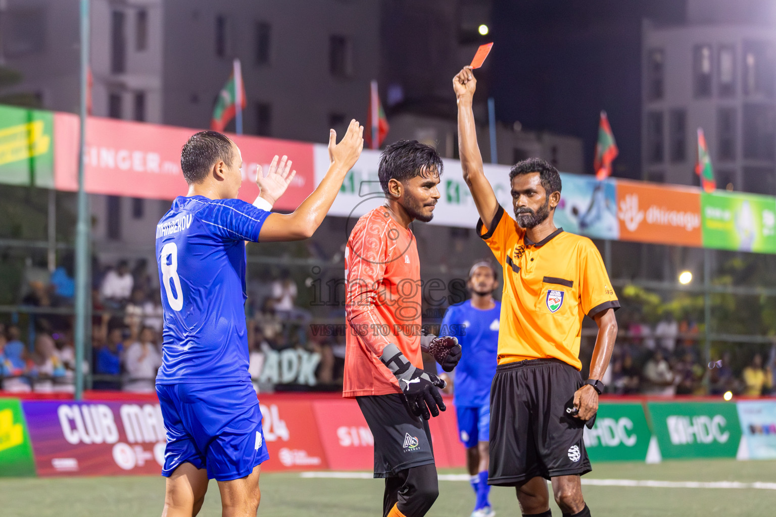 DSC vs ADK Synergy in Club Maldives Cup 2024 held in Rehendi Futsal Ground, Hulhumale', Maldives on Sunday, 29th September 2024. 
Photos: Hassan Simah / images.mv